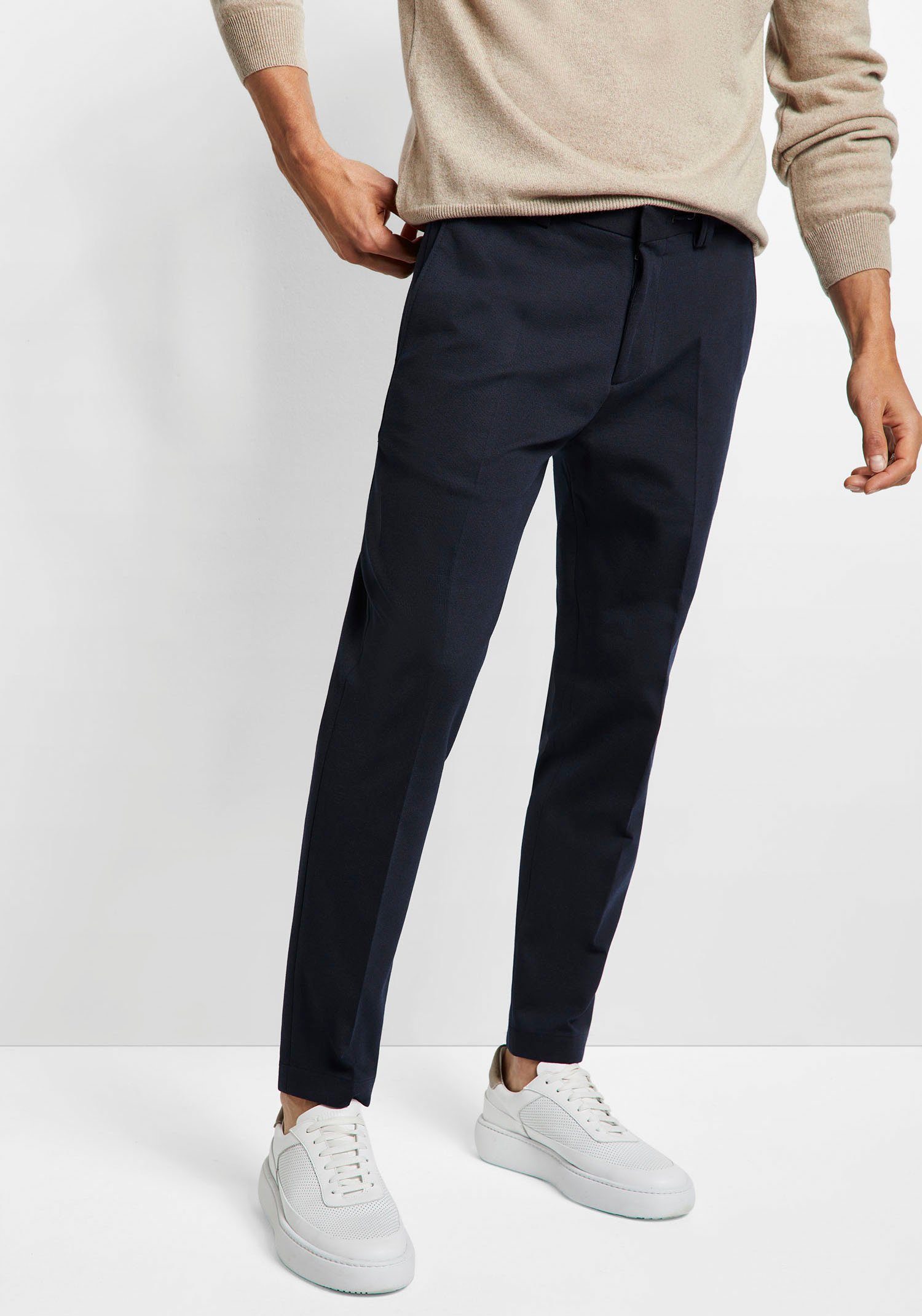 Cinque Pantalon CIJUNO-O Band met rijgkoord heren pantalons maat 50 blauw