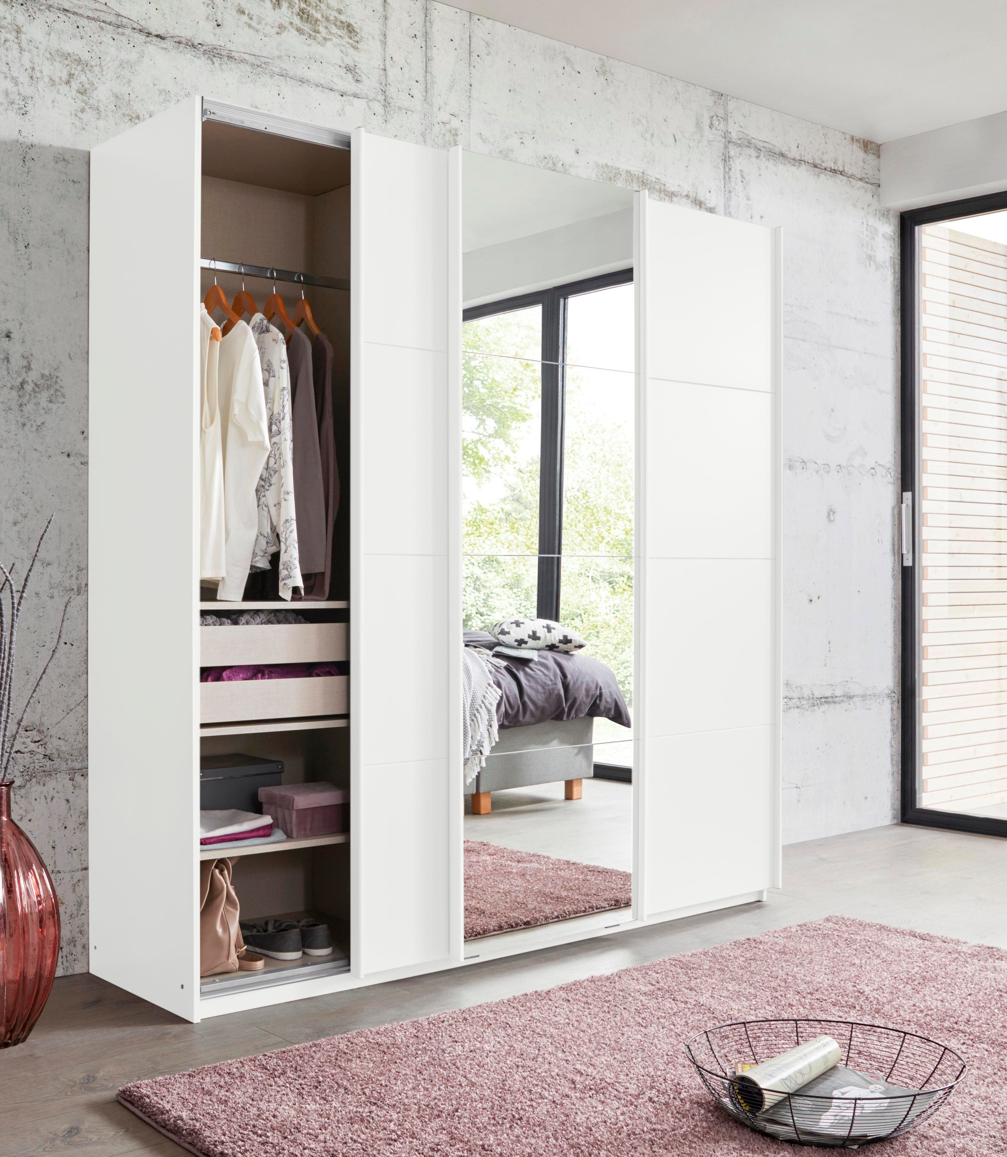 rauch Zweefdeurkast Kledingkast kast garderobe linnenkast BESTSELLER KEPAN inclusief lade-inzet en extra legplanken made in germany
