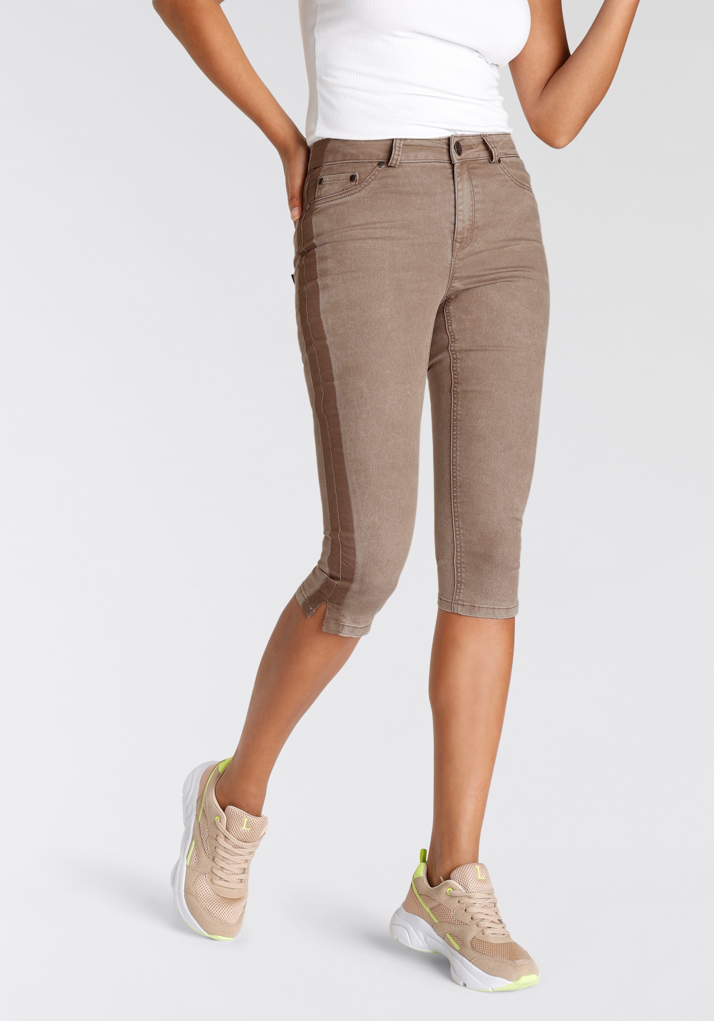 Arizona Capri jeans Ultra Stretch extra strakke pasvorm, knieomsluitende lengte, hoge taille