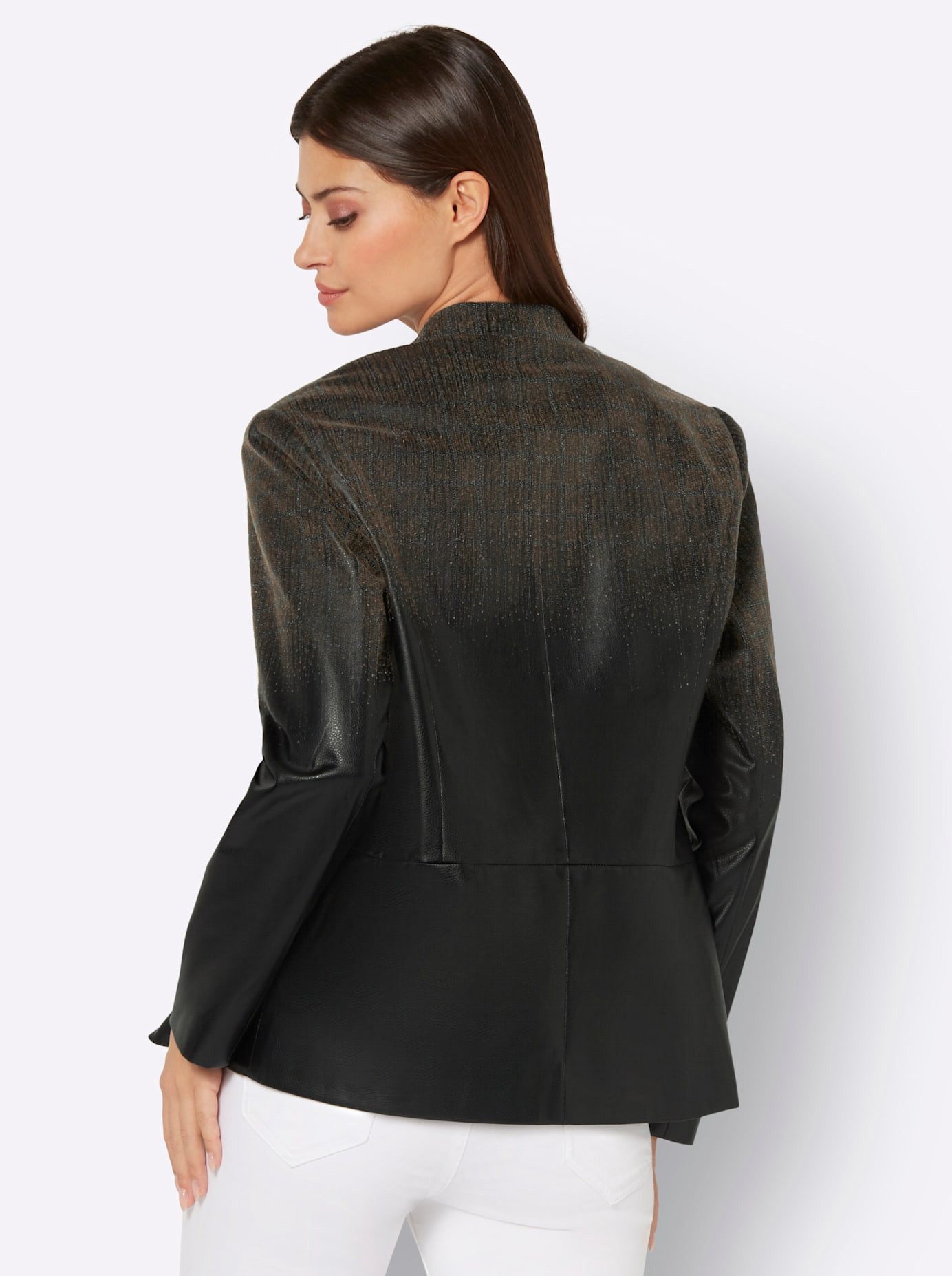 Creation L Jasje Imitatieleren blazer