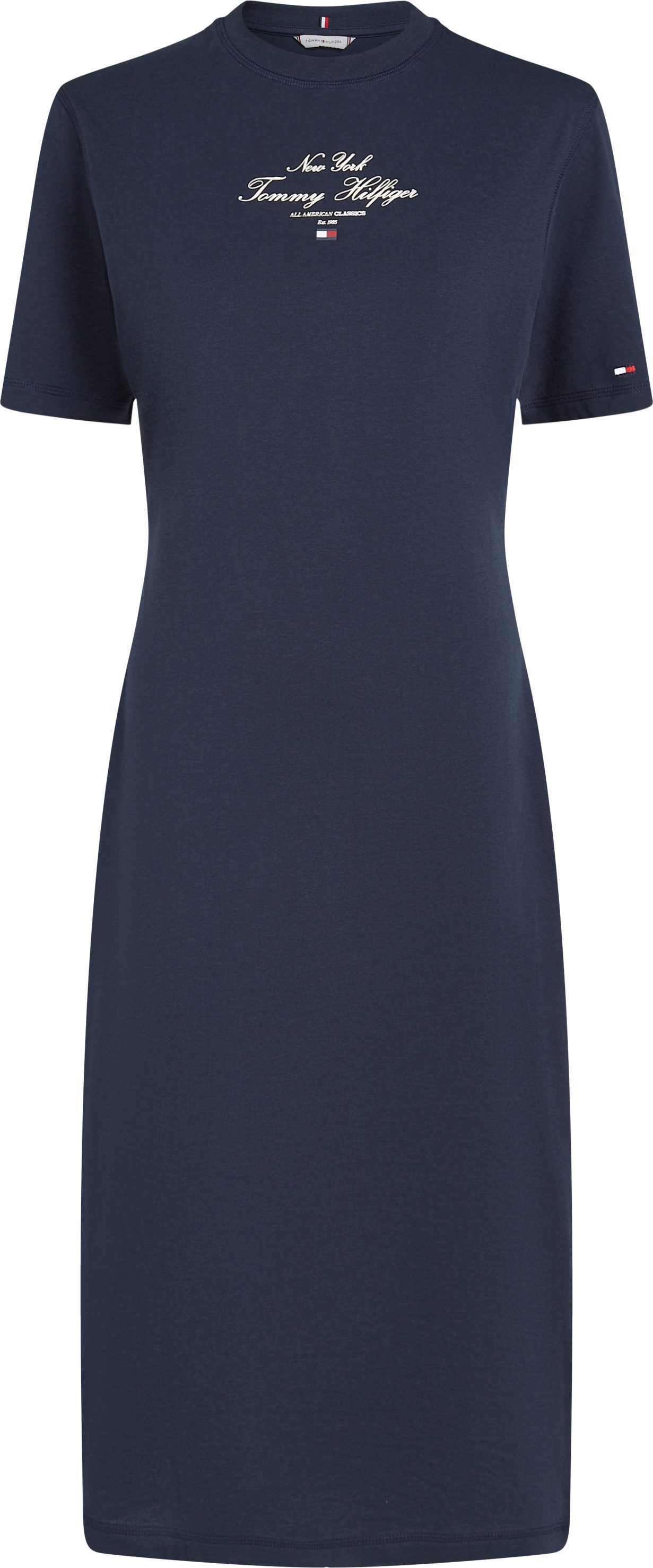 Tommy Hilfiger Shirtjurk REG SCRIPT TEE DRESS SS