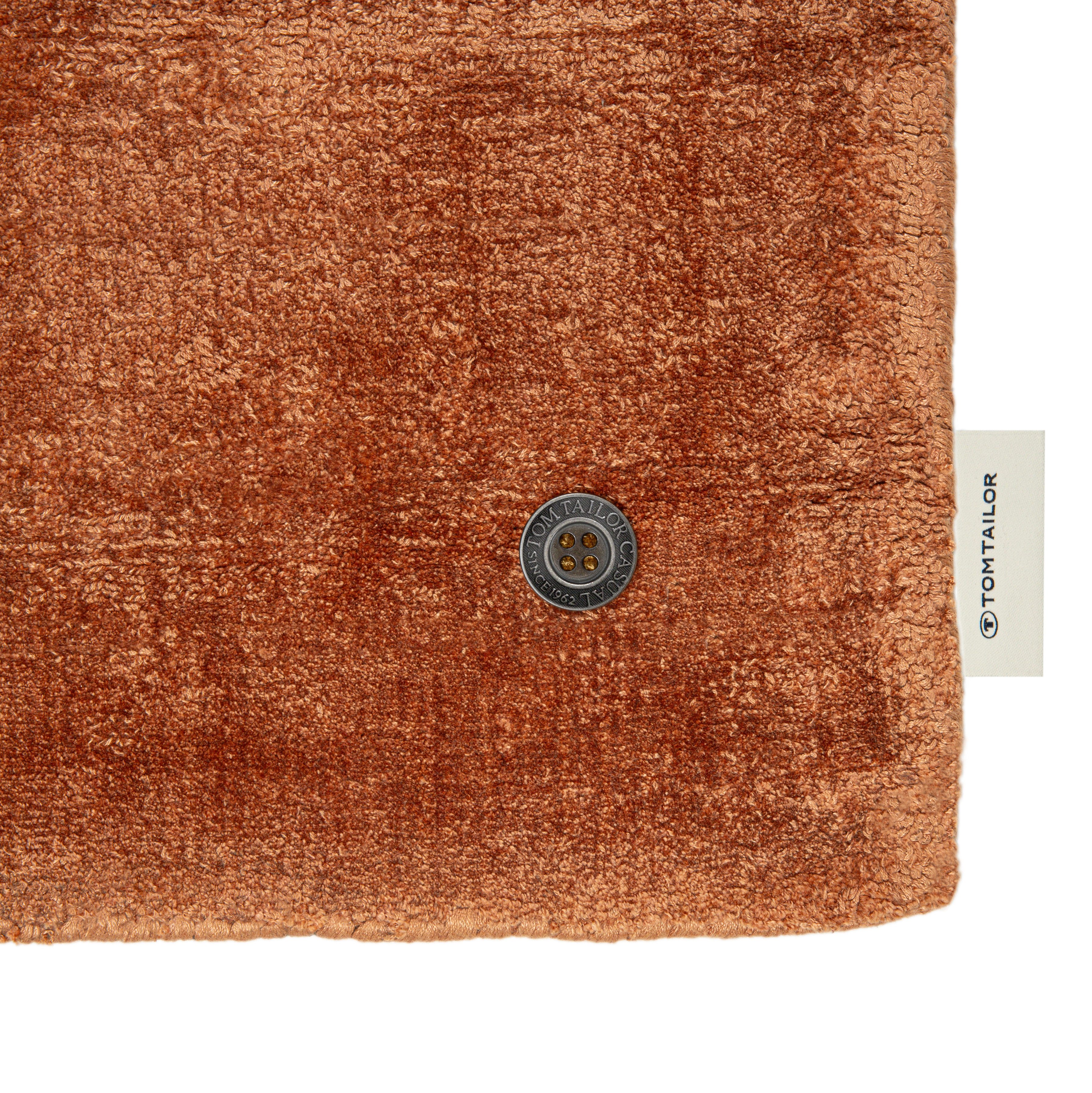 TOM TAILOR HOME Vloerkleed Shine uni Handgeweven vloerkleed, 100% viscose, met de hand geweven, met elegante glans