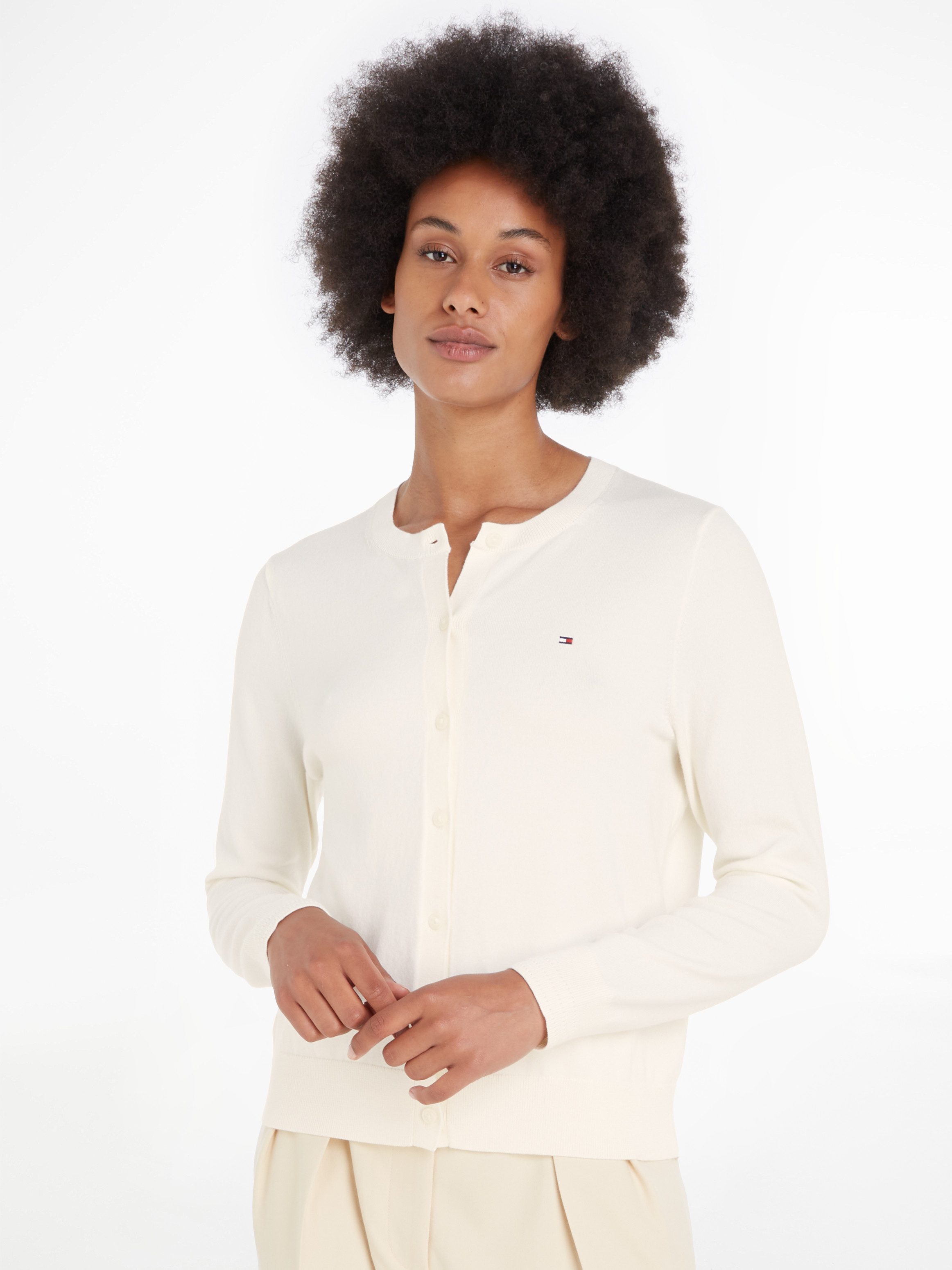 Tommy Hilfiger Cardigan CO JERSEY STITCH CARDIGAN