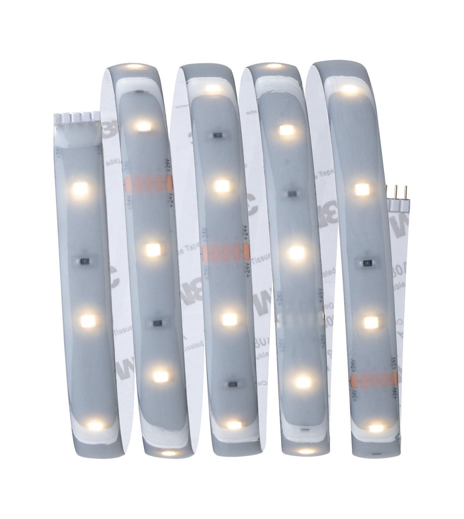 Paulmann Led-strepen MaxLED 250 Basisset 1,5m 2700K 6W 230/24V 24VA zilverkleur kunststof (1 stuk)
