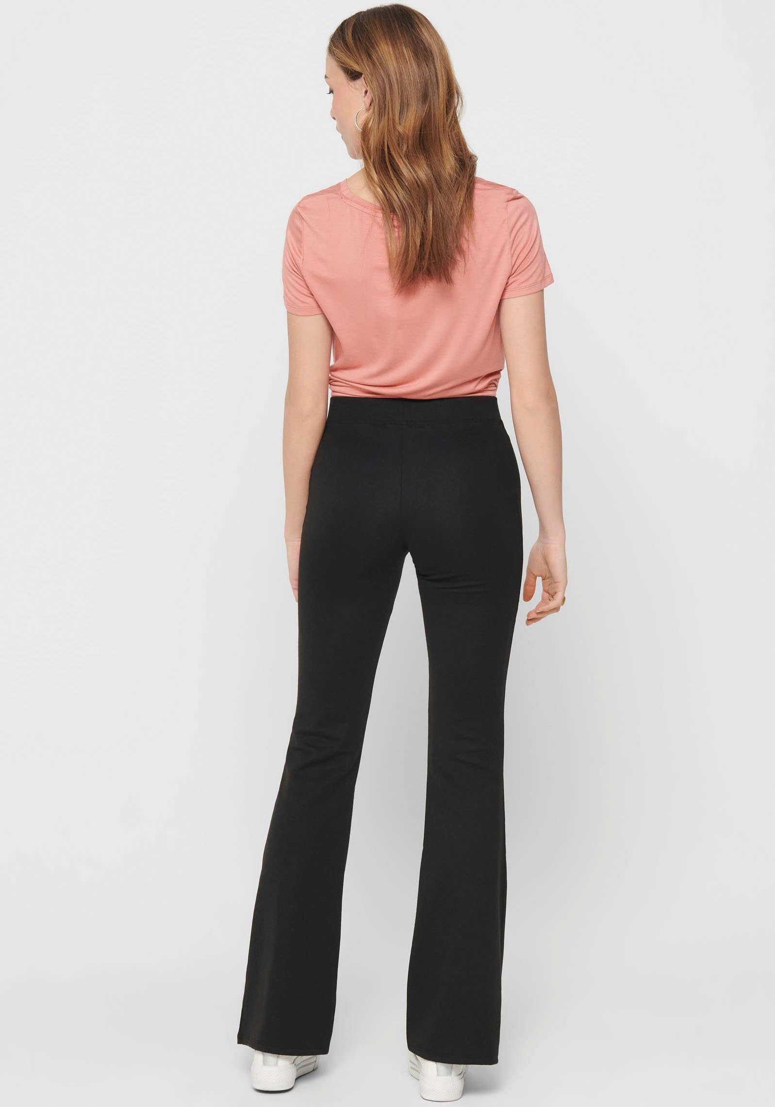 Only Jerseybroek ONLFEVER STRETCH FLAIRED PANTS JRS