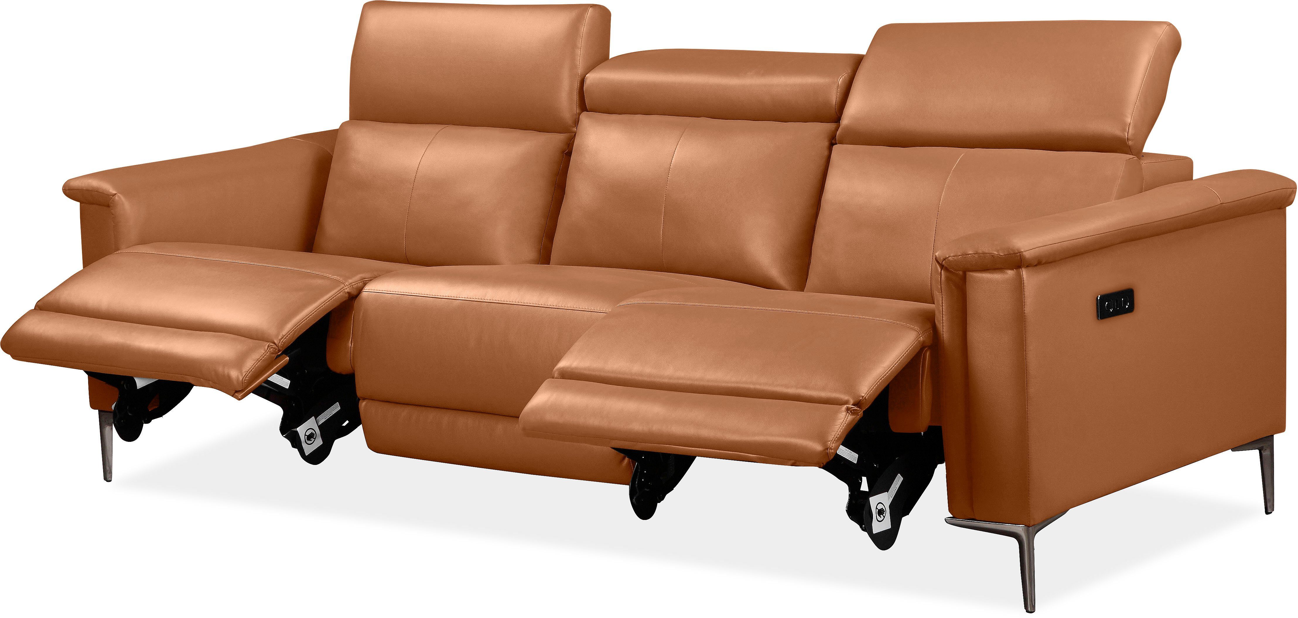 Places of Style 3-zitsbank Lund, met handmatige en elektrische relaxfunctie