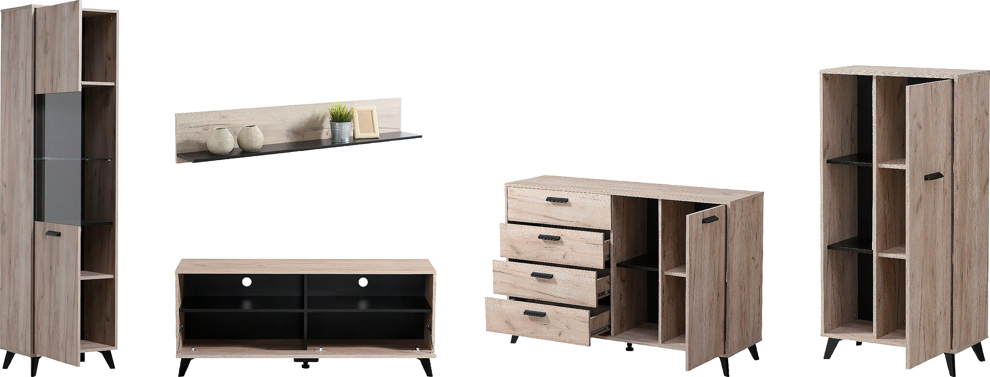 INOSIGN Wandmeubel Umbria (set, 5-delig)