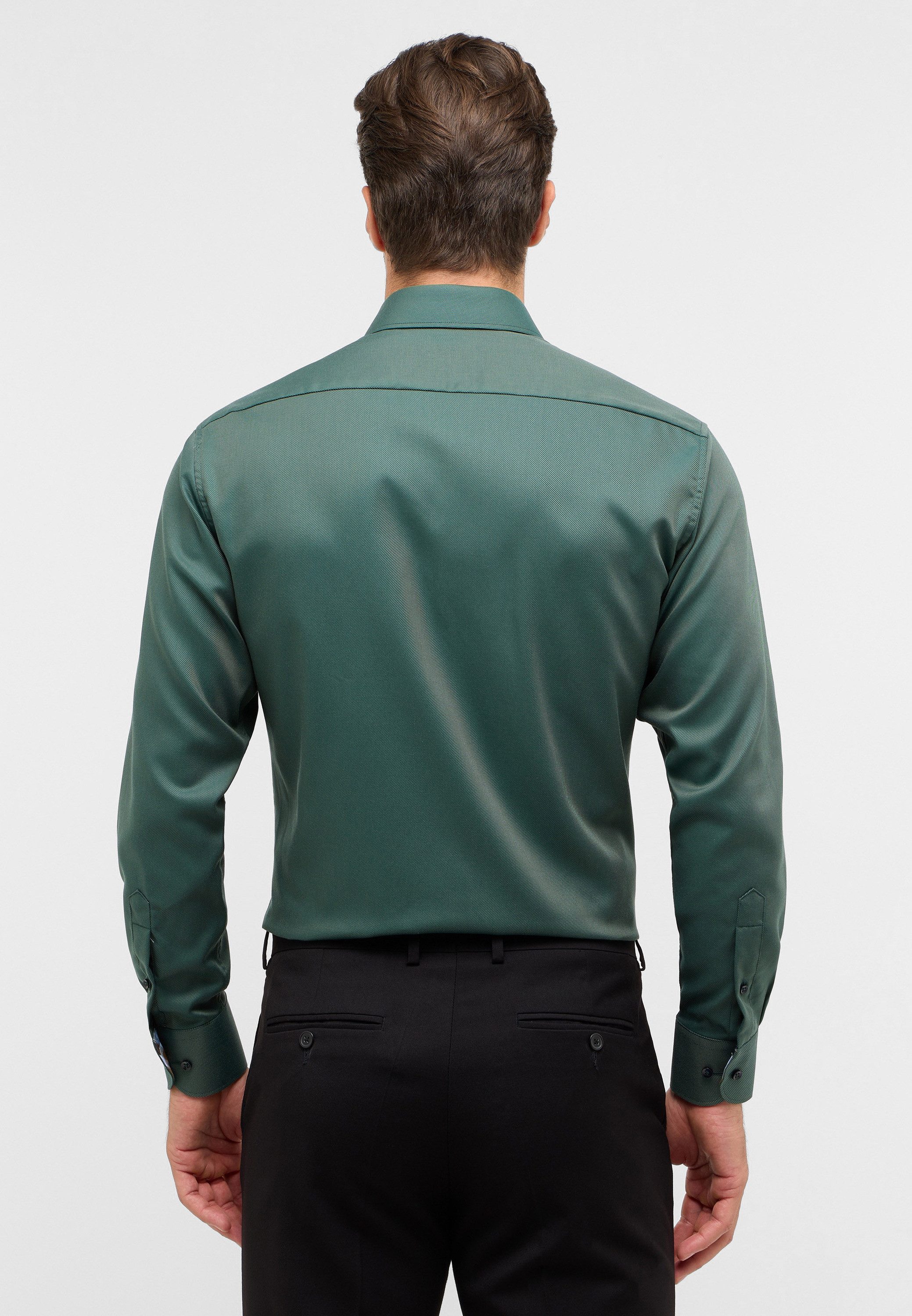Eterna Overhemd met lange mouwen MODERN FIT NON IRON (strijkvrij)