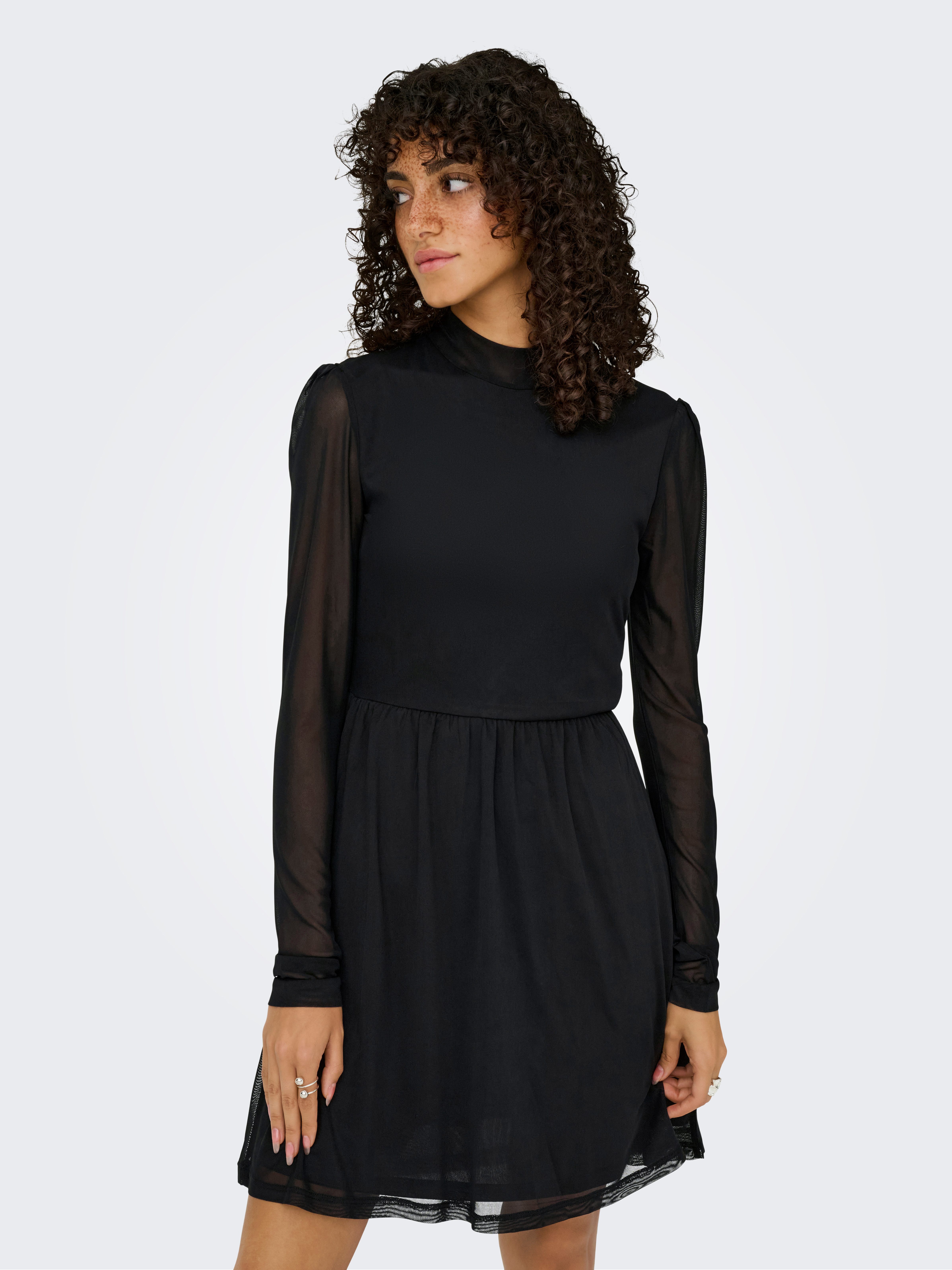 Only Mini-jurk ONLERICA LIFE L/S HIGH NECK DRESS JRS