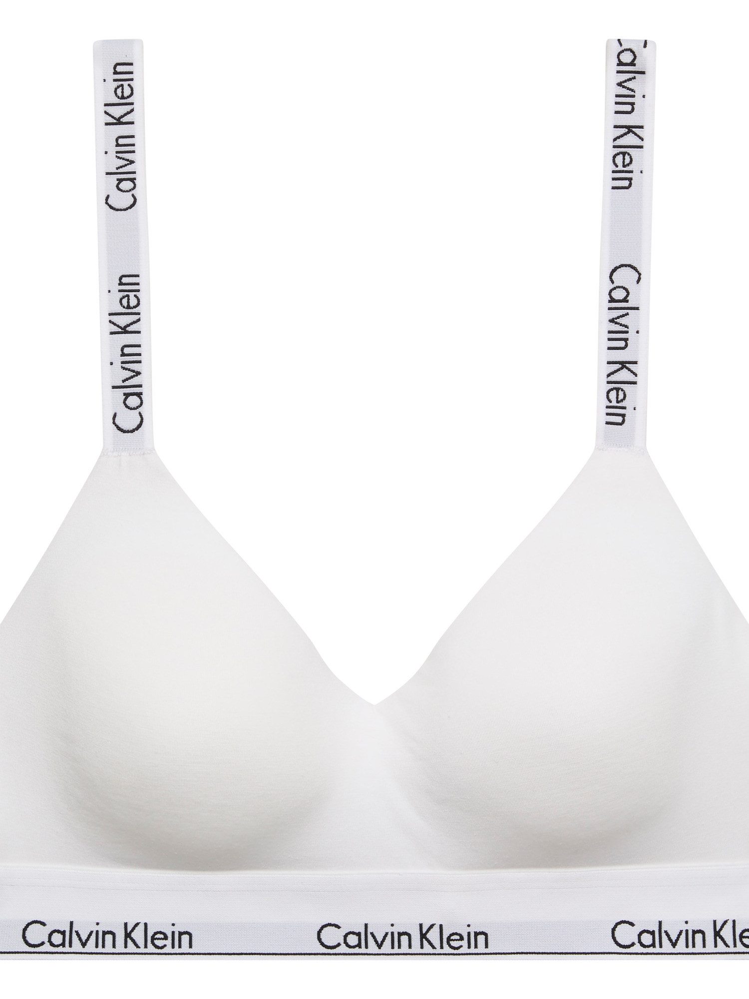 Calvin Klein Bralette LGHTLY LINED BRALETTE met een logo-opschrift