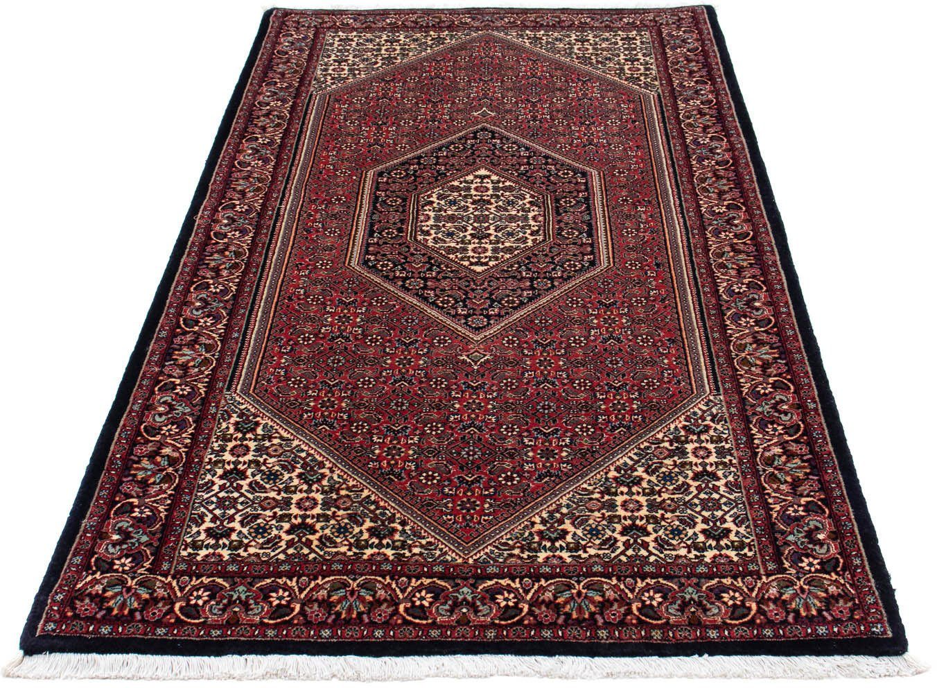 morgenland Wollen kleed Bidjar medaillon 188 x 104 cm Uniek exemplaar met certificaat
