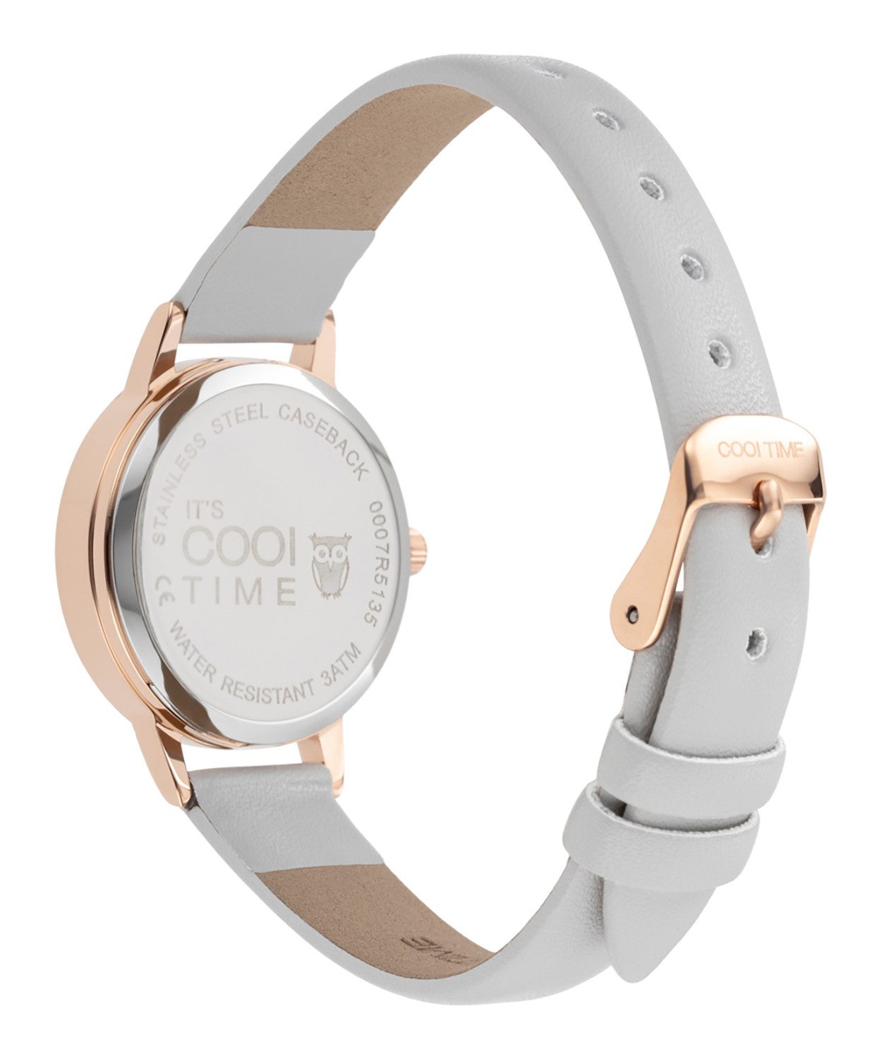 COOL TIME Kwartshorloge The Cool Grey Glitter Star Horloge, kinderhorloge, meisje, analoog