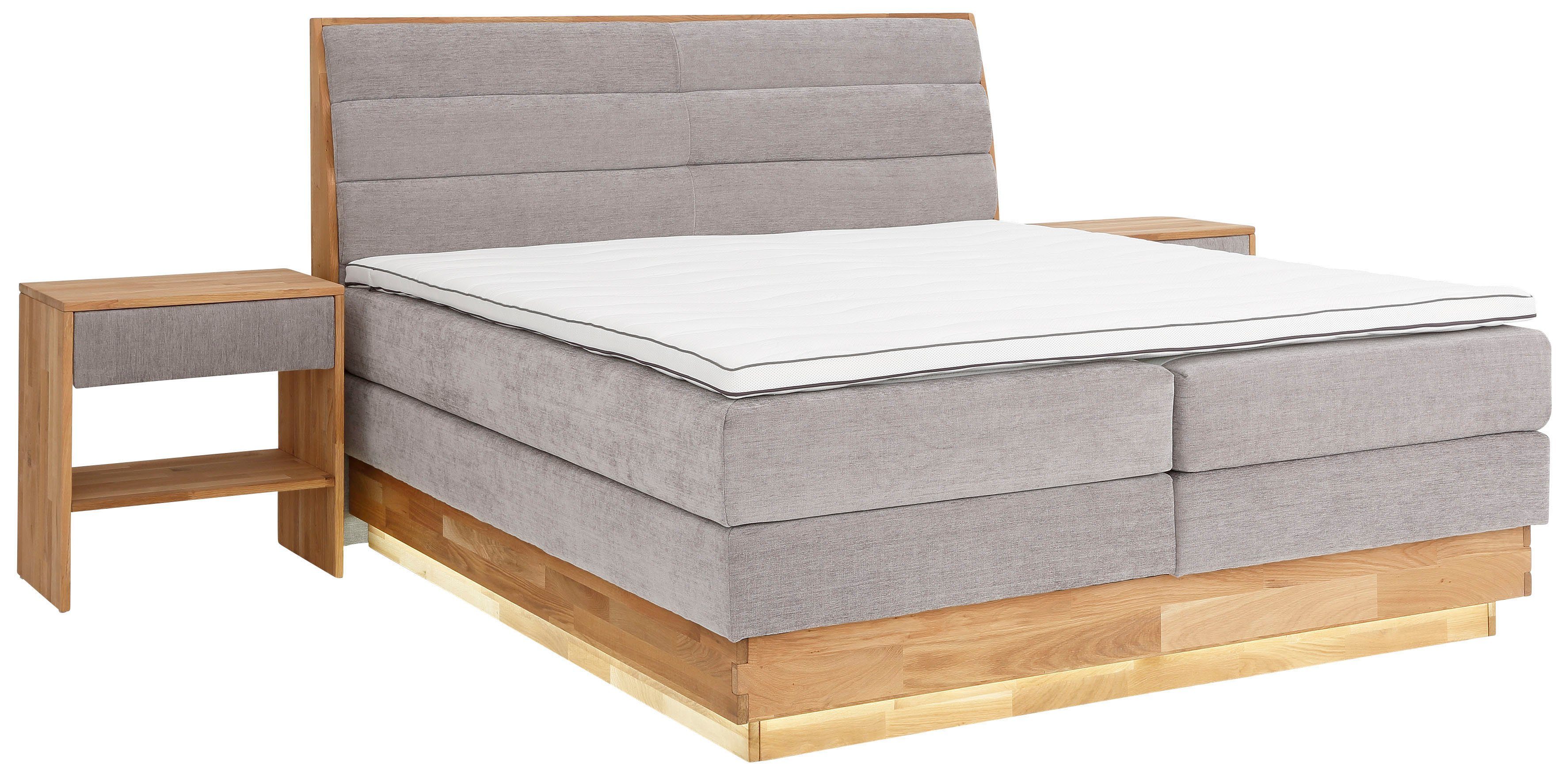 OTTO products Boxspring Ledverlichting, met gecertificeerde, gerecyclede overtrekstoffen