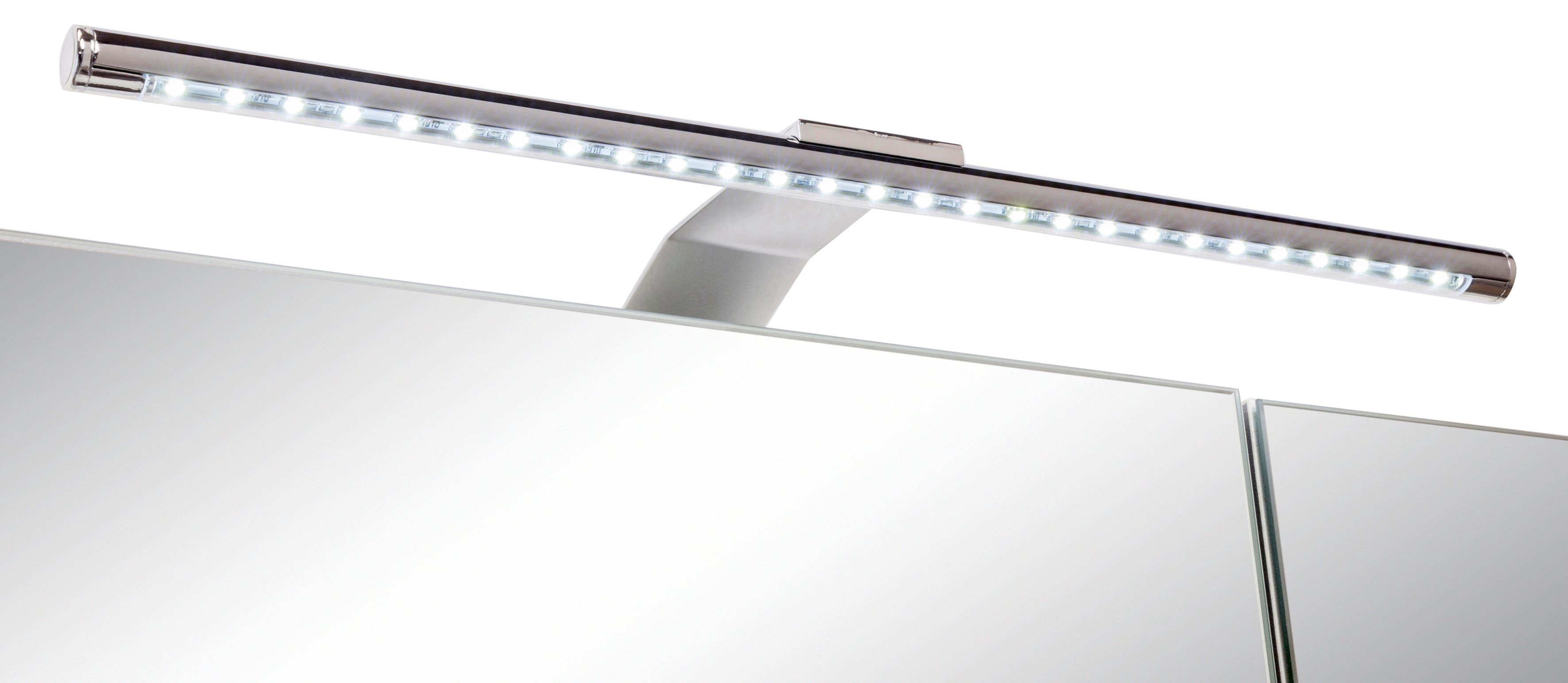 OPTIFIT Badkamerserie Napoli met contrastkleurige kastelement en soft-closefunctie (set)