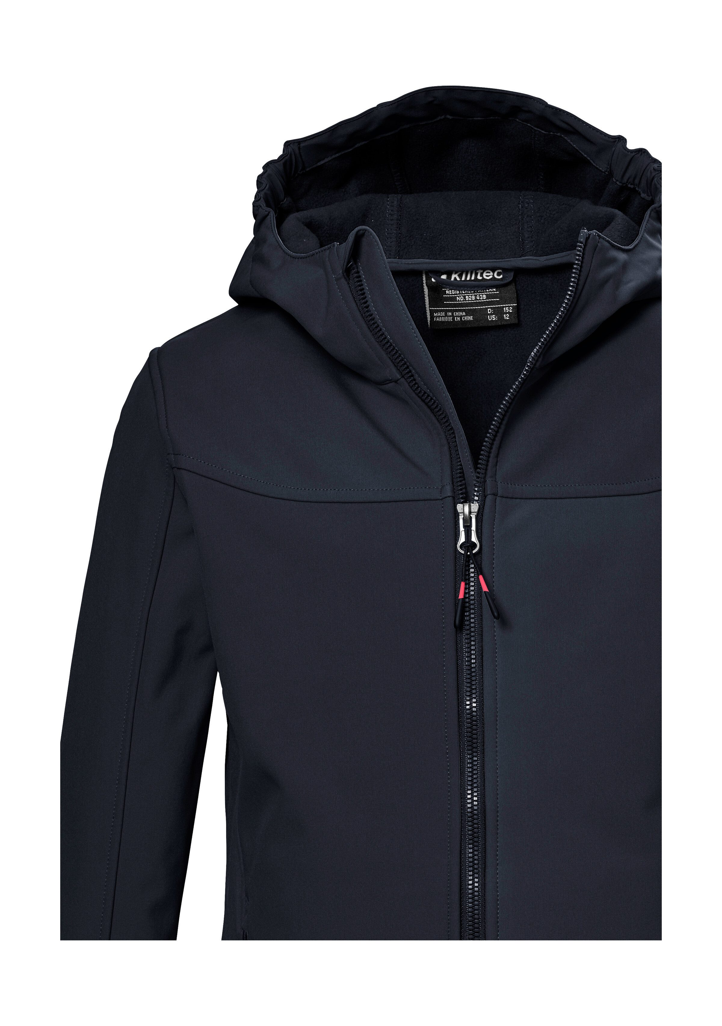Killtec Softshell-jack KOS 145 GRLS SFTSHLL JCKT Wind- en waterafstotende meisjesjas, ademend mesh-inzet