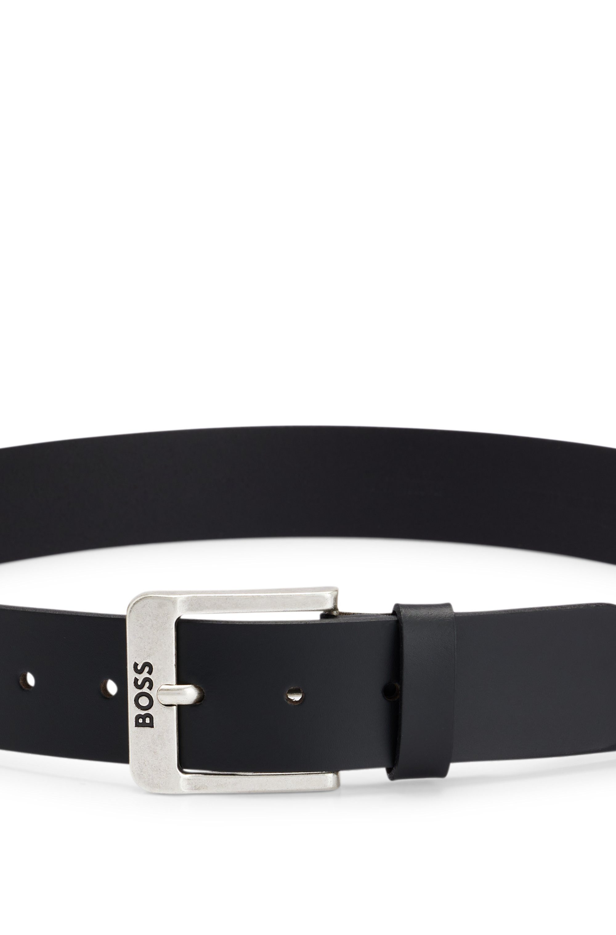 Boss Leren riem Jemio_Sz40 met boss-opdruk