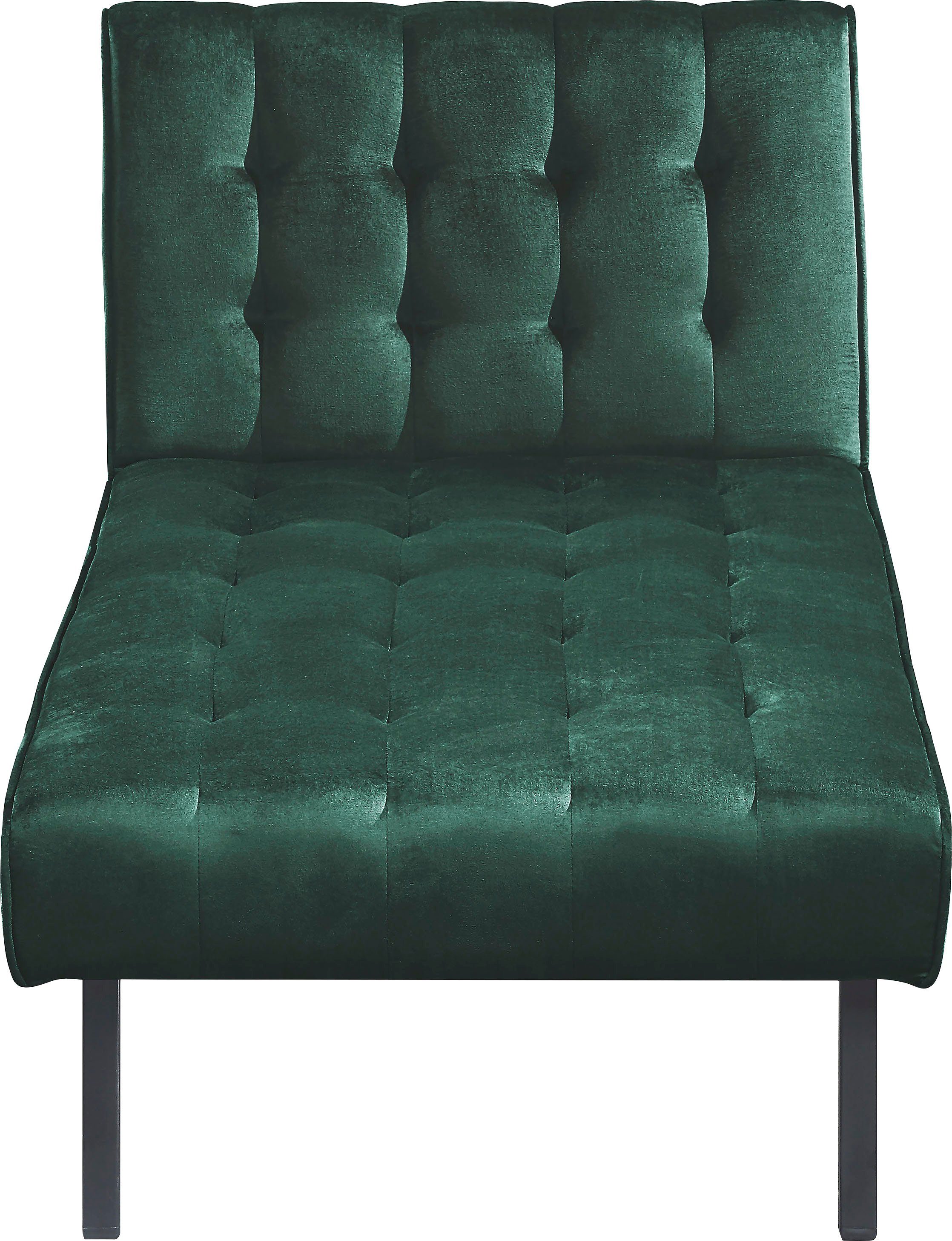 ATLANTIC home collection Relaxstoel Pierre met 3-voudige blokkeerfunctie achter, met golfvering