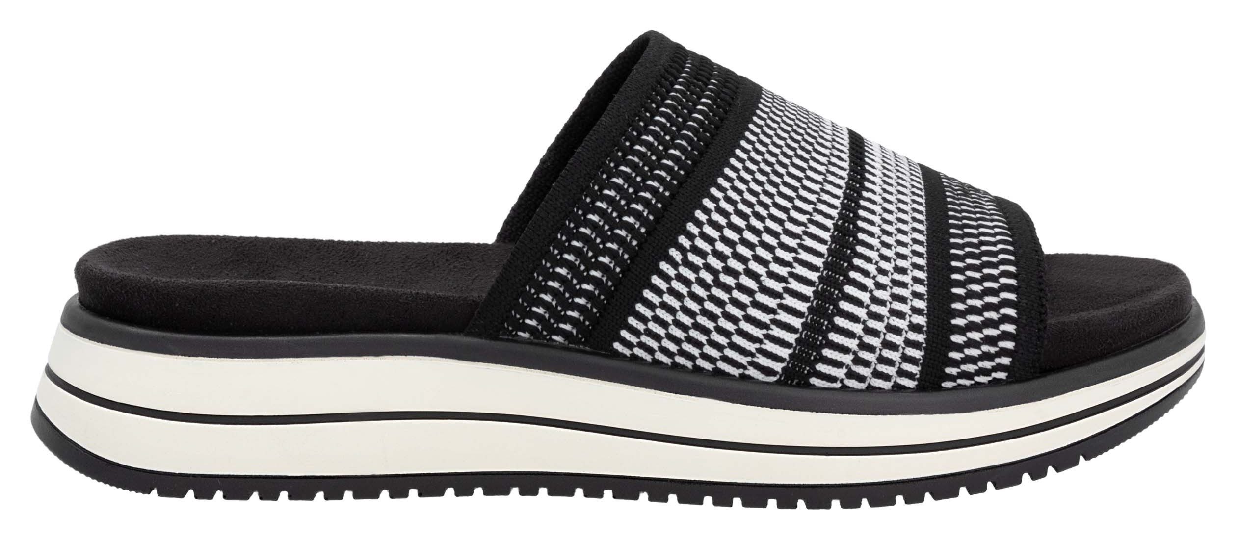 Remonte Slippers , sleehak, zomerschoen, slippers met praktische elastische rand