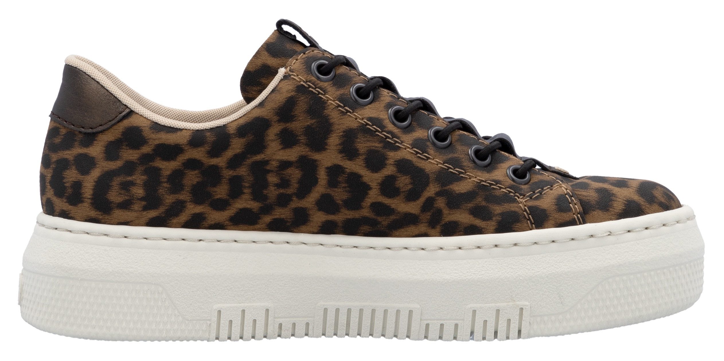 Rieker Plateausneakers Sneaker, slip-on sneaker, slipper met schachtvoering