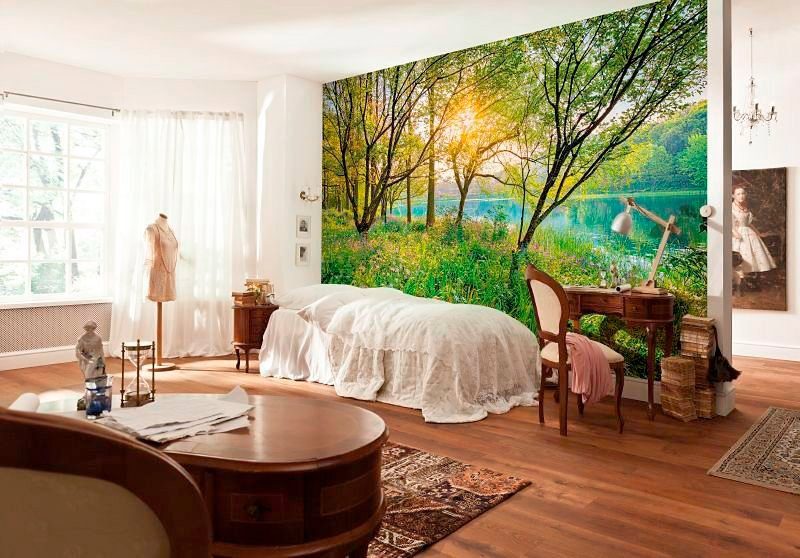 Komar Fotobehang Spring Lake - Afmeting 368 x 254 cm (set)
