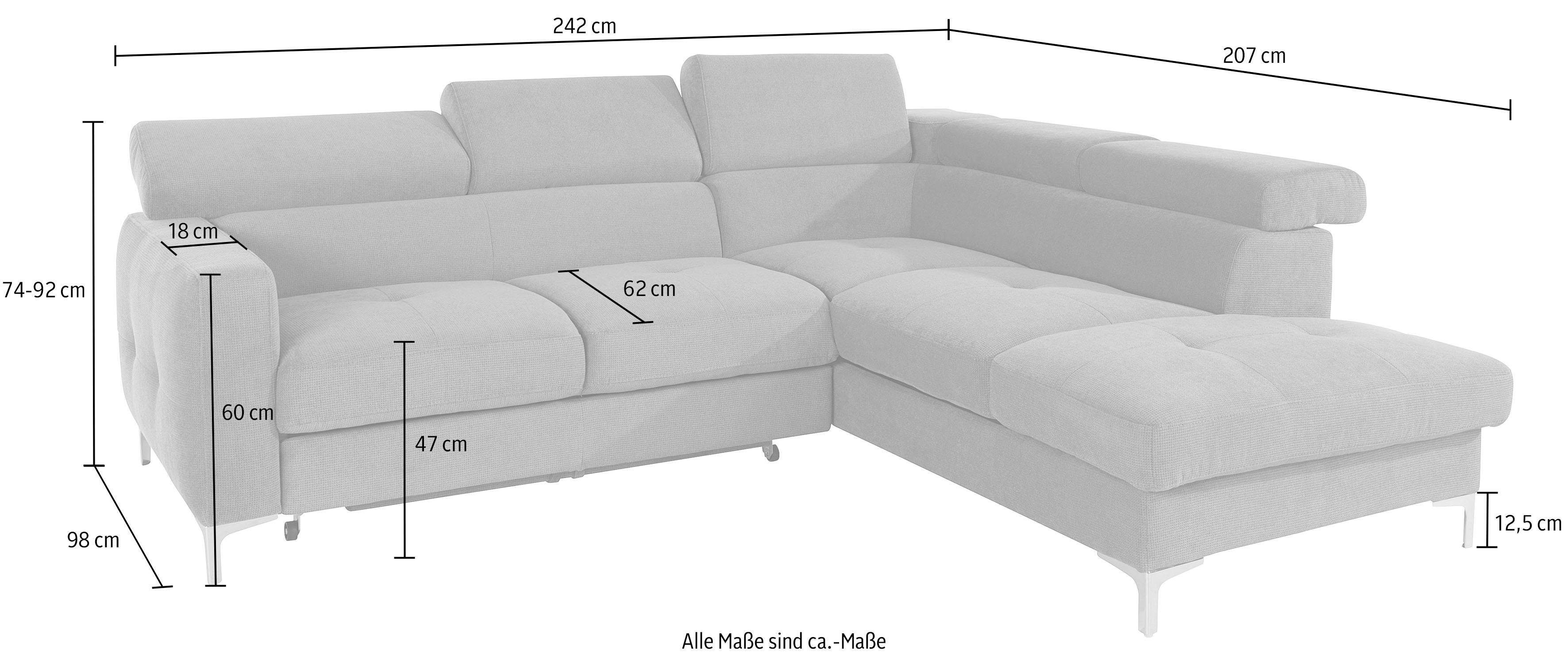 COTTA Zithoek Sammy L-vorm (set)