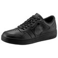 calvin klein sneakers cupsole laceup basket low poly zwart