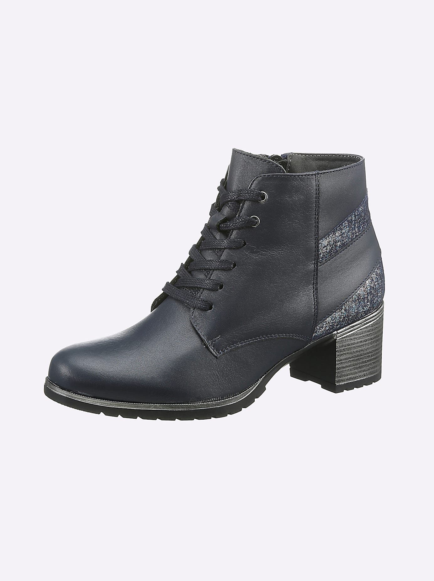 heine Veterlaarsjes dames veterlaarsjes maat 38 blauw