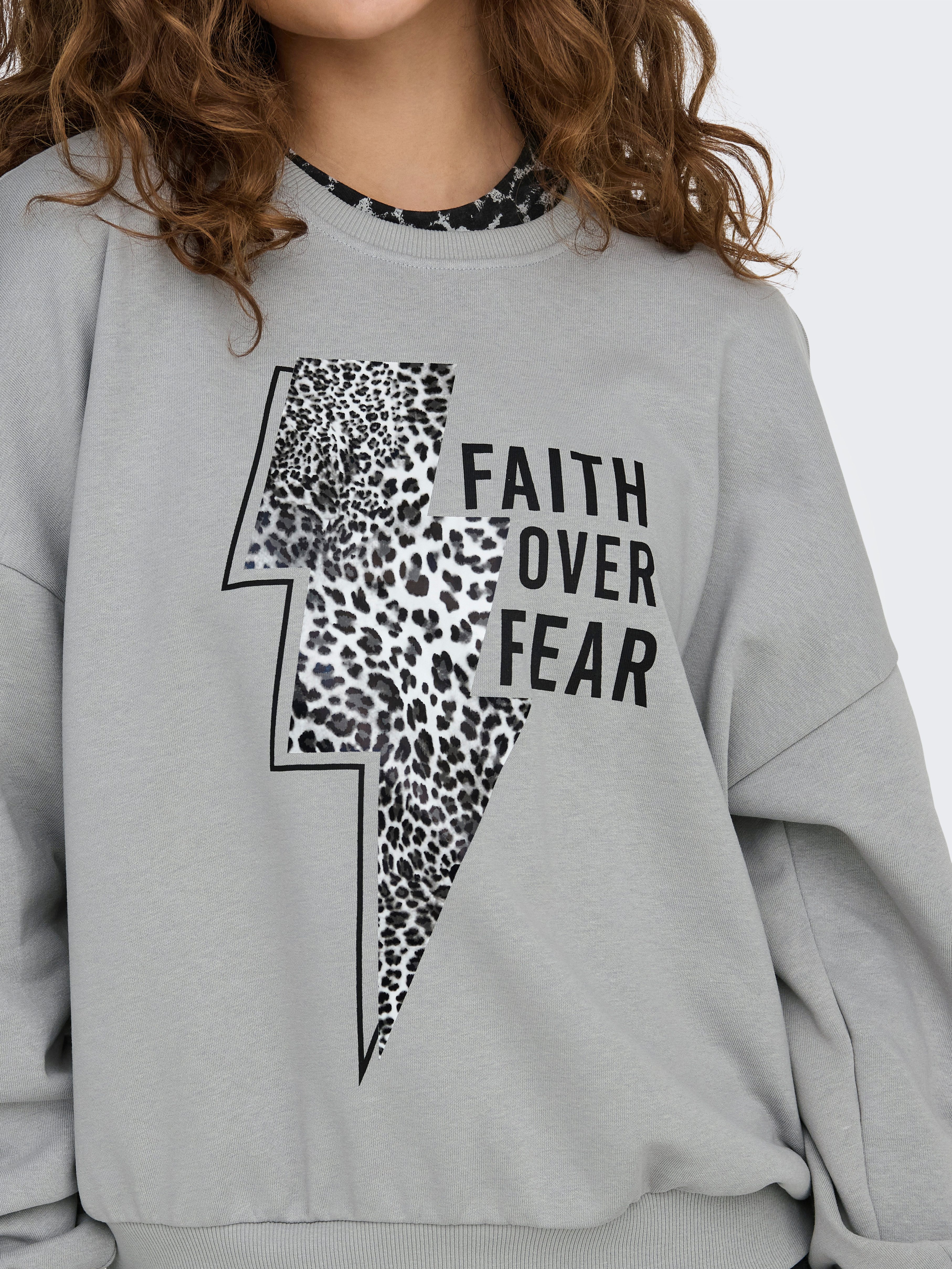 Only Sweatshirt ONLRUNA L/S O-NECK BOX CC SWT