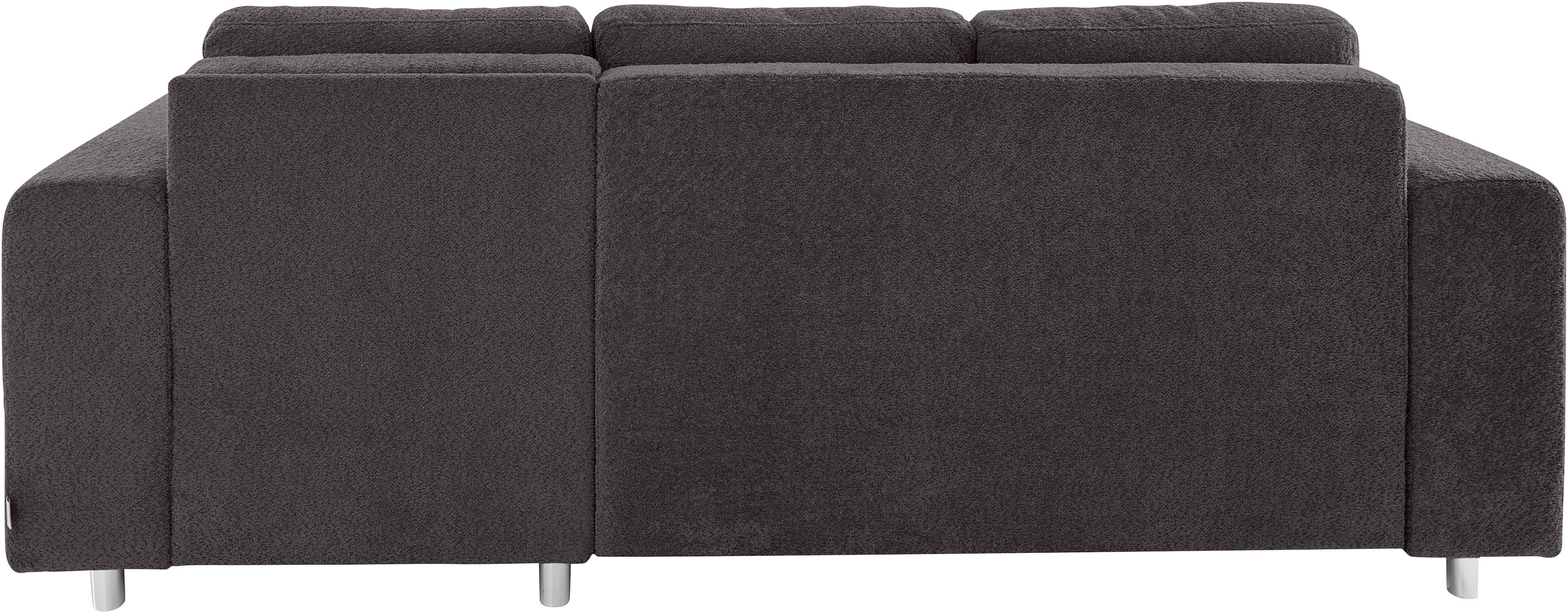 Guido Maria Kretschmer Home&Living Hoekbank Györ L-vorm, optioneel met bedfunctie en bedlade inclusief 2 sierkussens