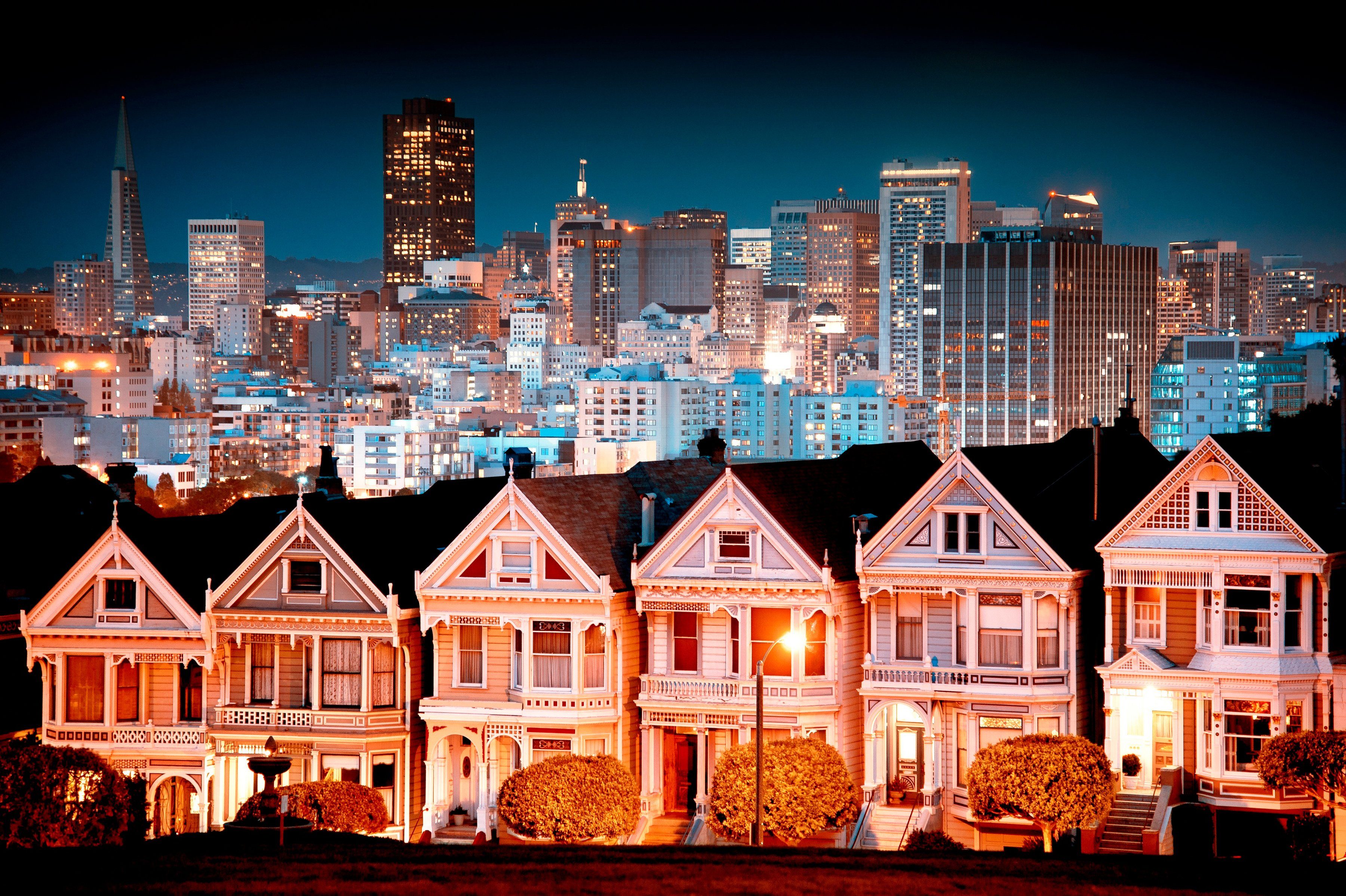 Papermoon Fotobehang Urban Landscape in San Francisco