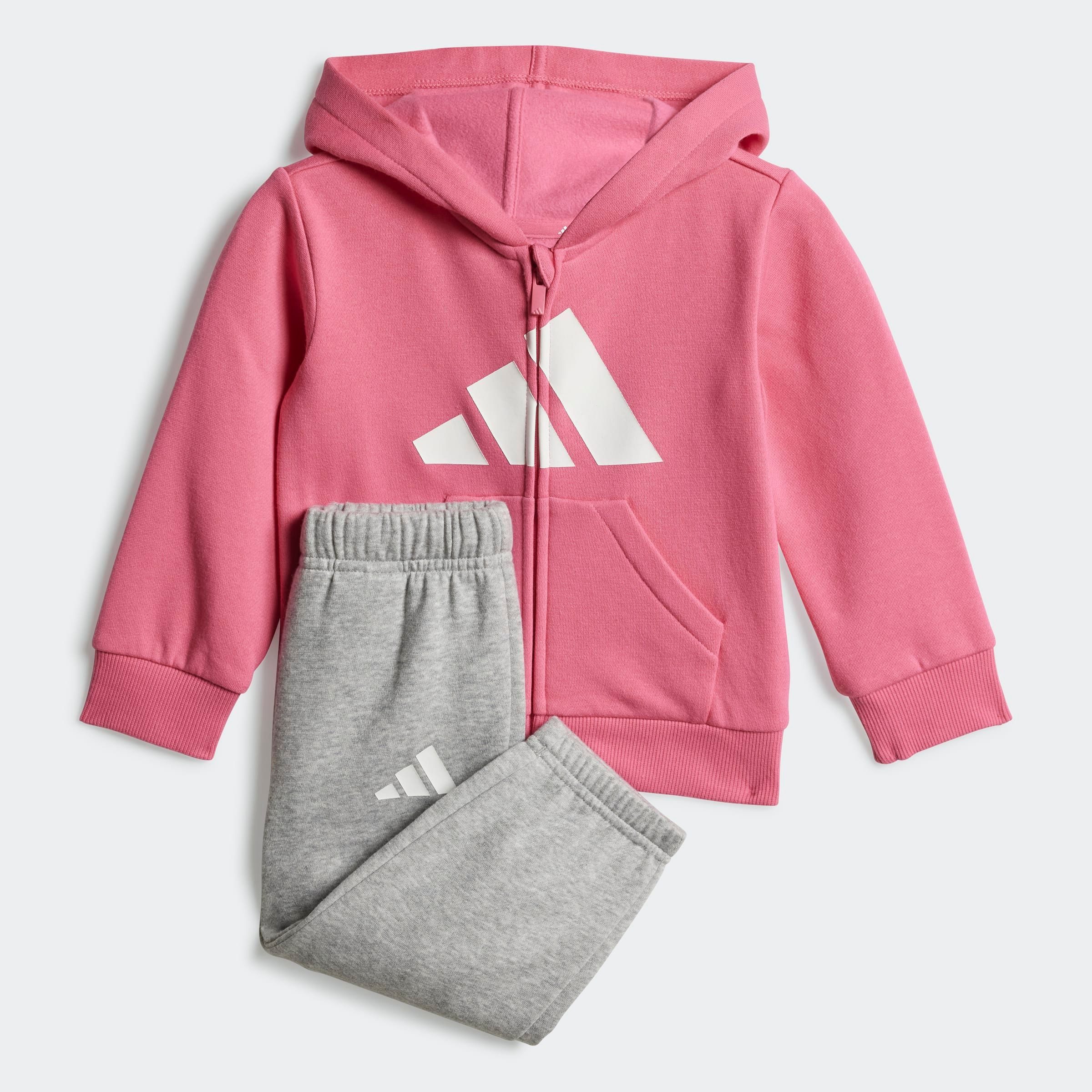 adidas Sportswear Trainingspak I BL FL FZ TS (2-delig) kinderen trainingspakken roze