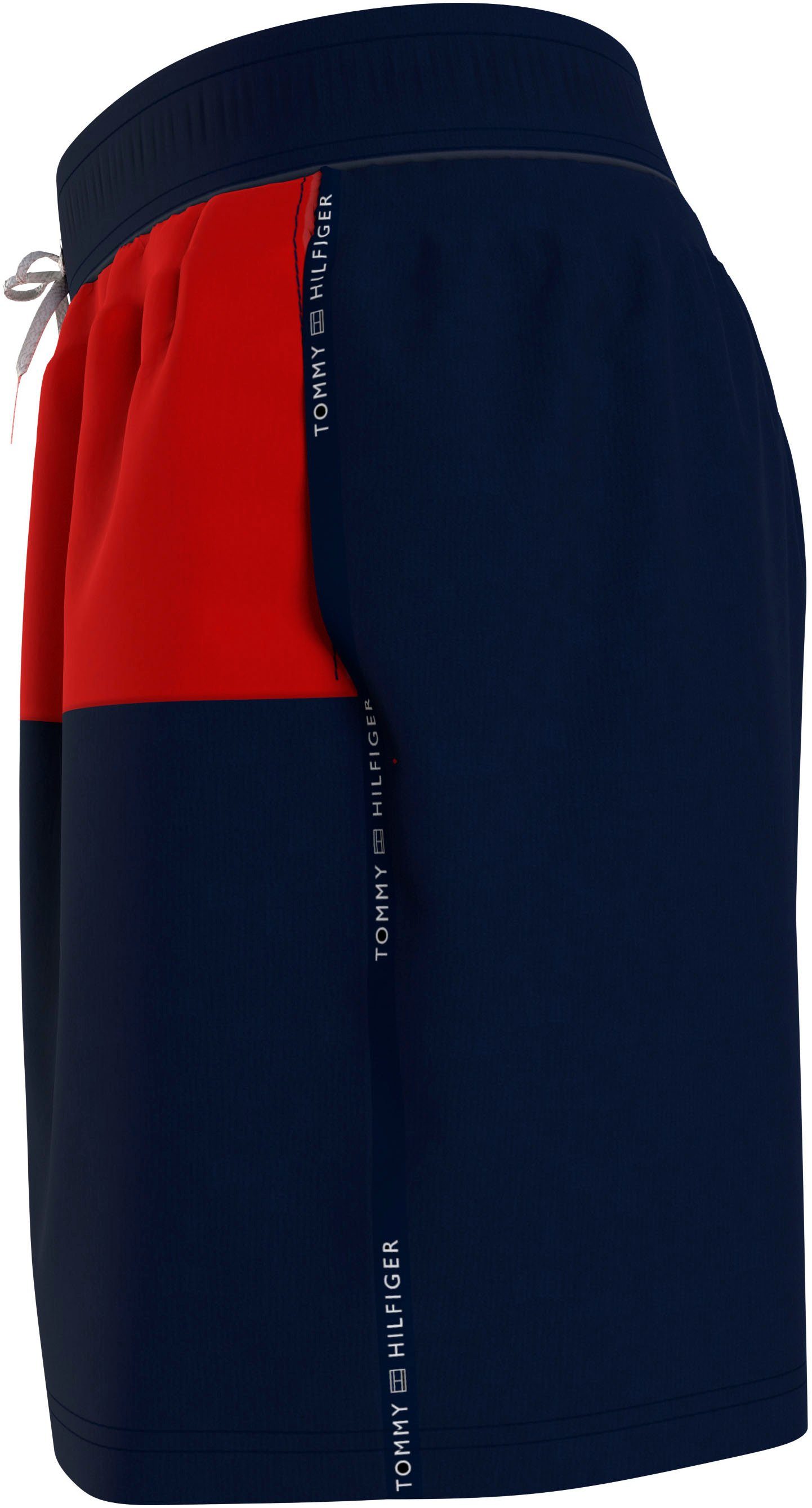 Tommy Hilfiger Swimwear Zwemshort MEDIUM DRAWSTRING in colourblock-design