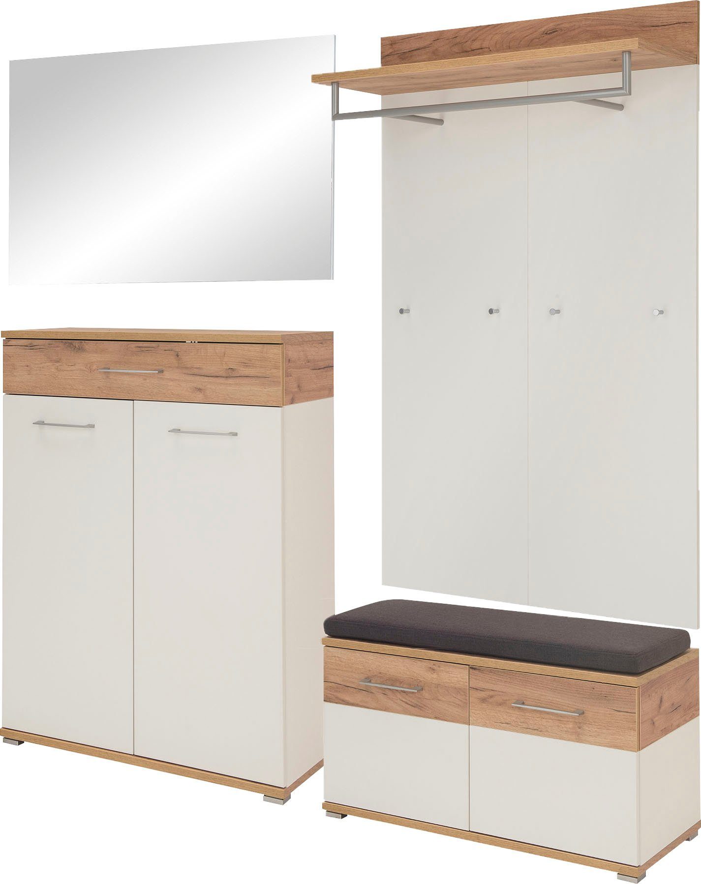 GERMANIA Halmeubelset GW-Topix Deuren met soft-close-functie (set, 5-delig)
