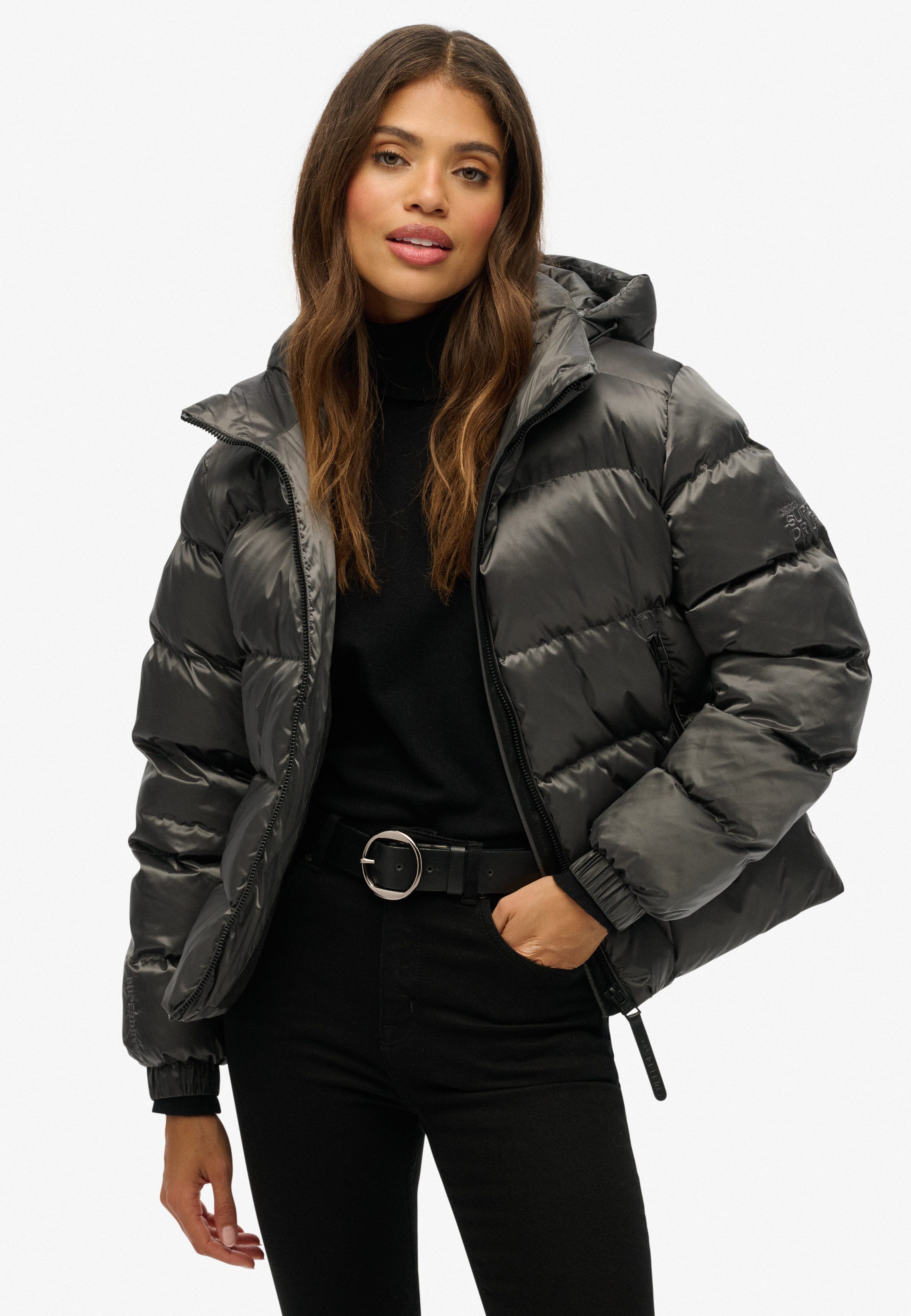 Superdry Gewatteerde jas HOODED LUXE SPORTS PUFFER