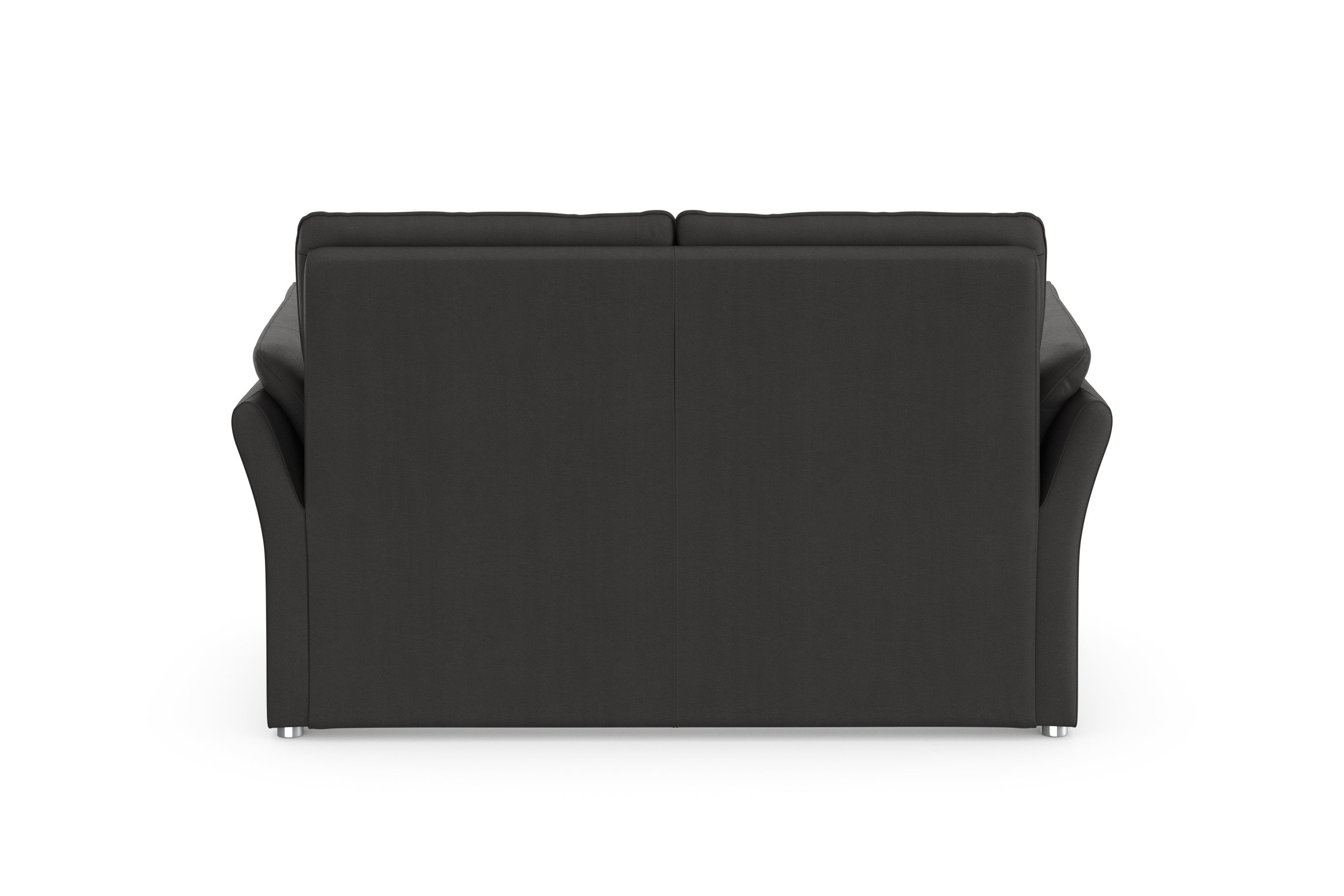 DOMO collection 2-zitsbank Pina elegant en tijdloos, smalle armleuningen, compacte afmetingen