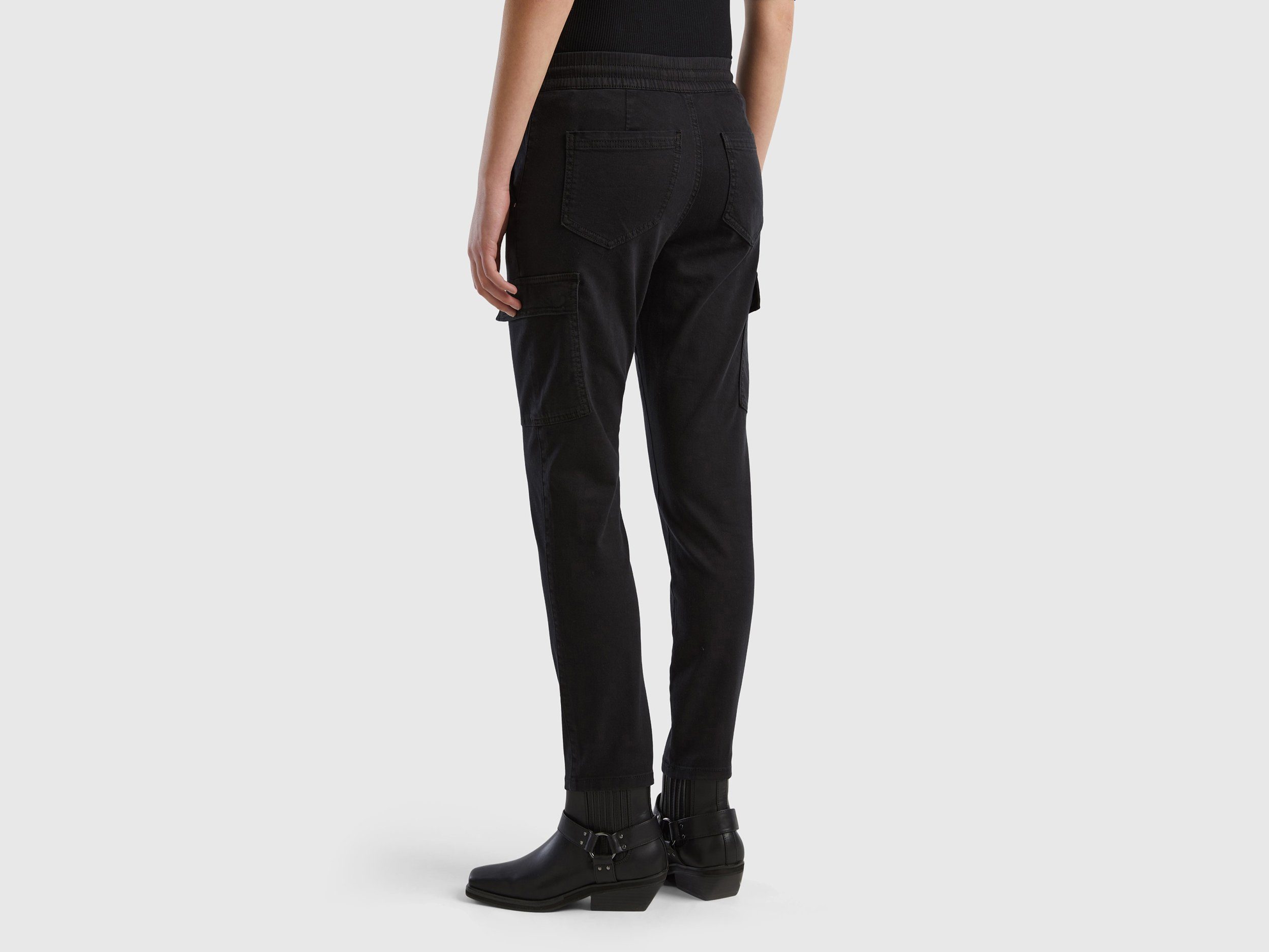 United Colors of Benetton Cargobroek met elastische taille
