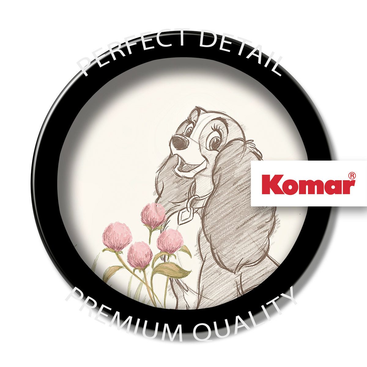 Komar Artprint Like a Lady 50 x 70 cm (breedte x hoogte) - kinderkamer, decoratie (set)