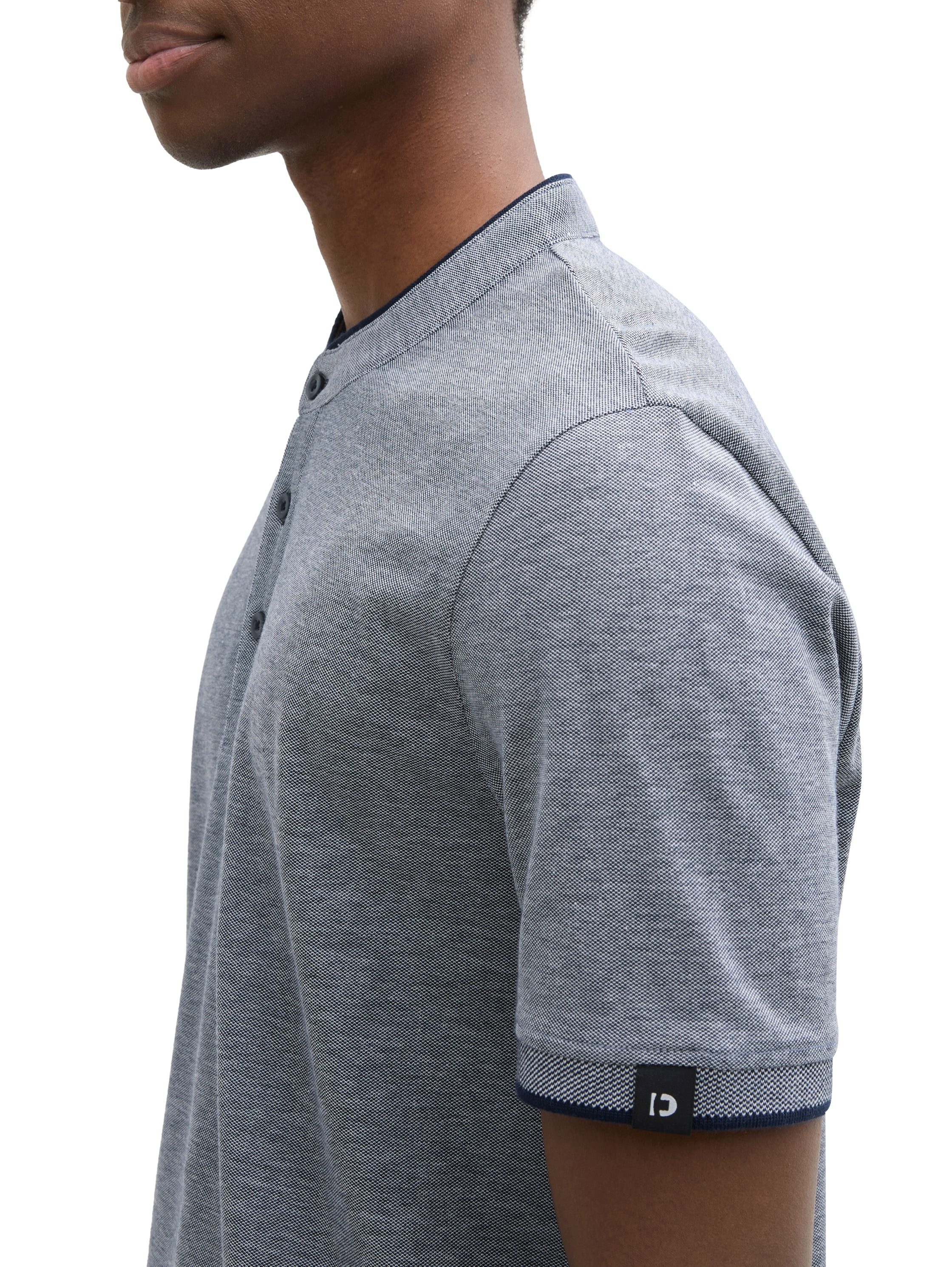 Tom Tailor Denim Poloshirt met geborduurd logo