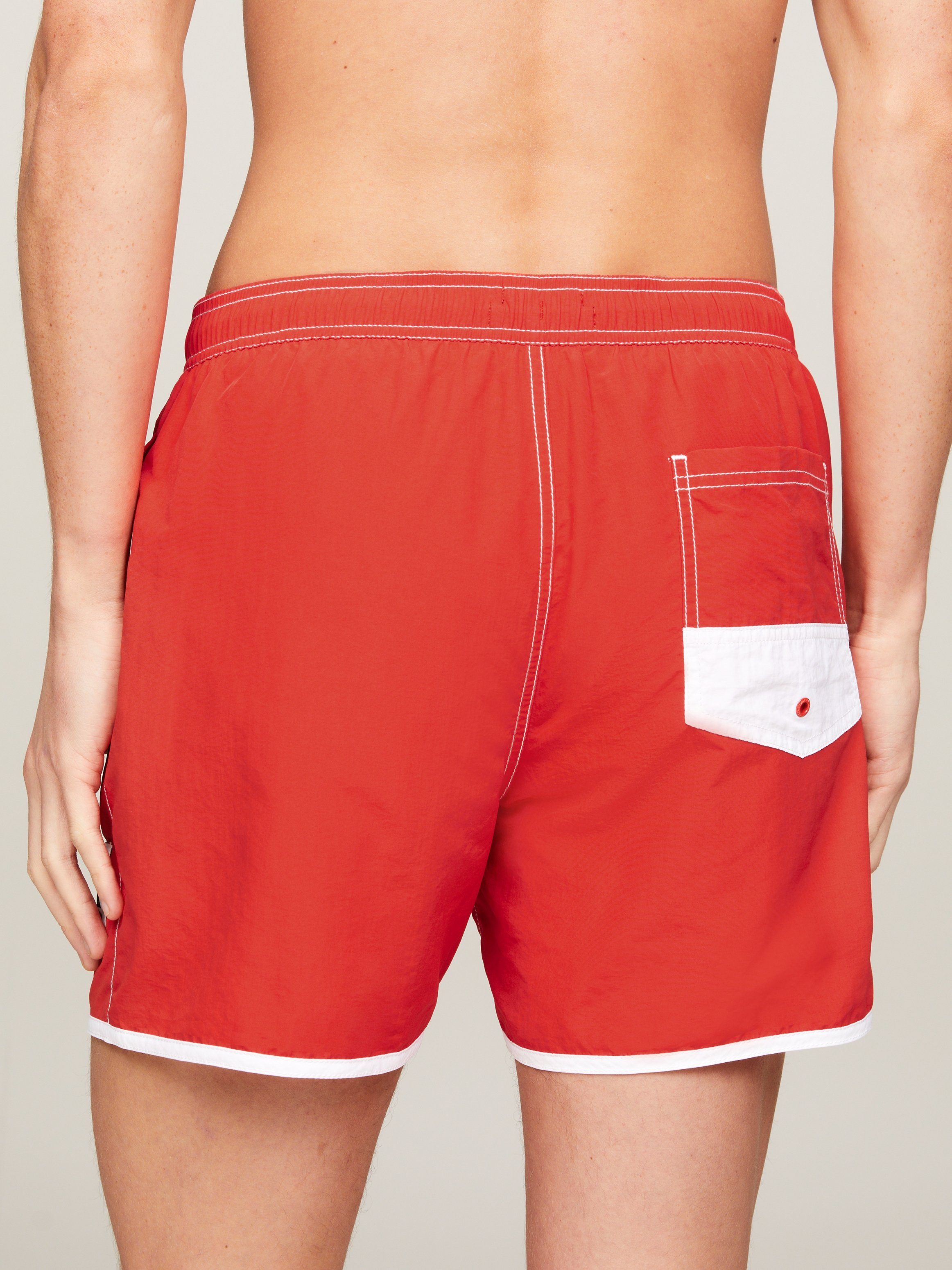 Tommy Hilfiger Swimwear Zwemshort SF MEDIUM DRAWSTRING met contrastkleurige details