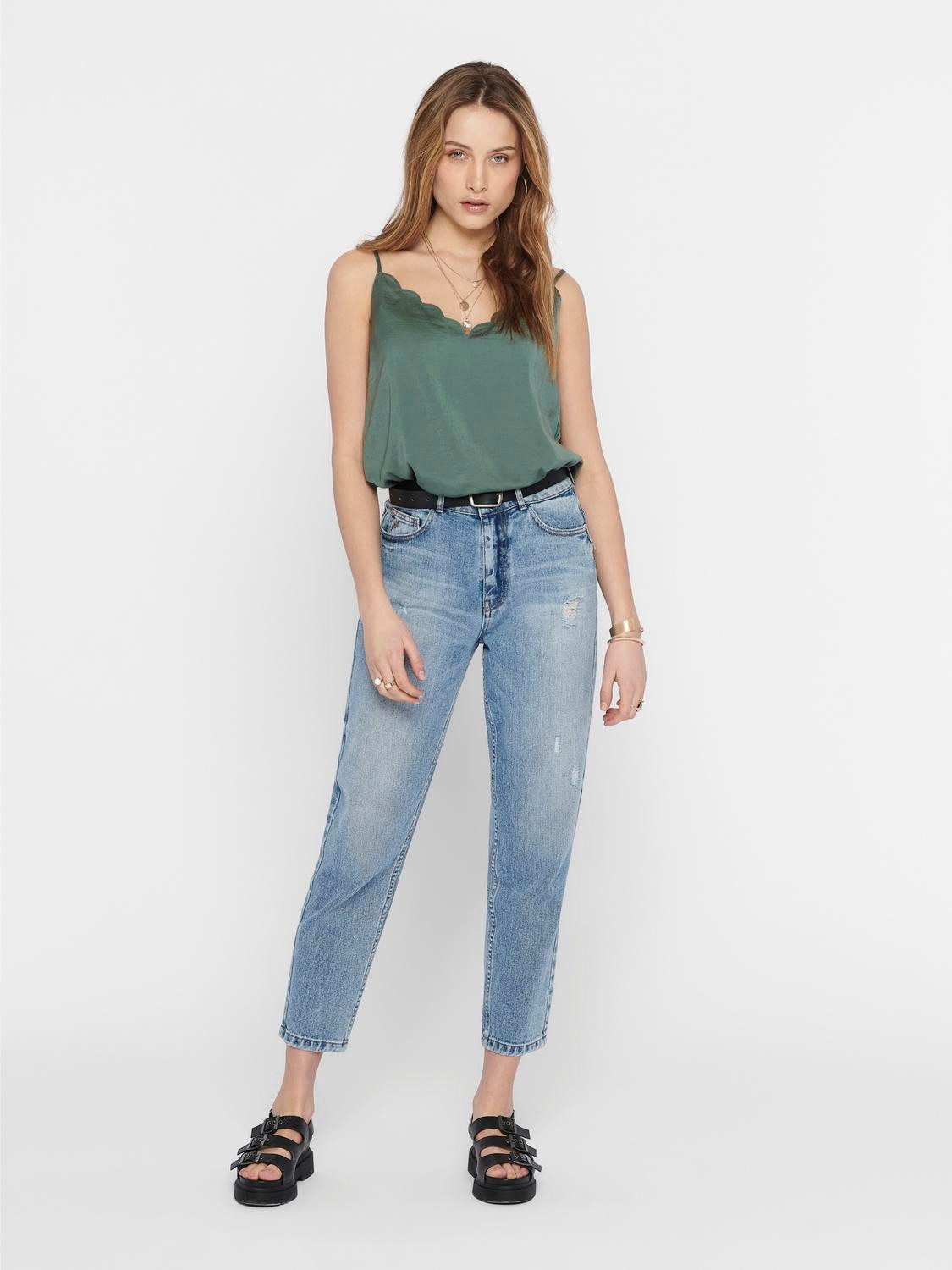 Only Top met spaghettibandjes ONLDEBBIE SINGLET NOOS WVN