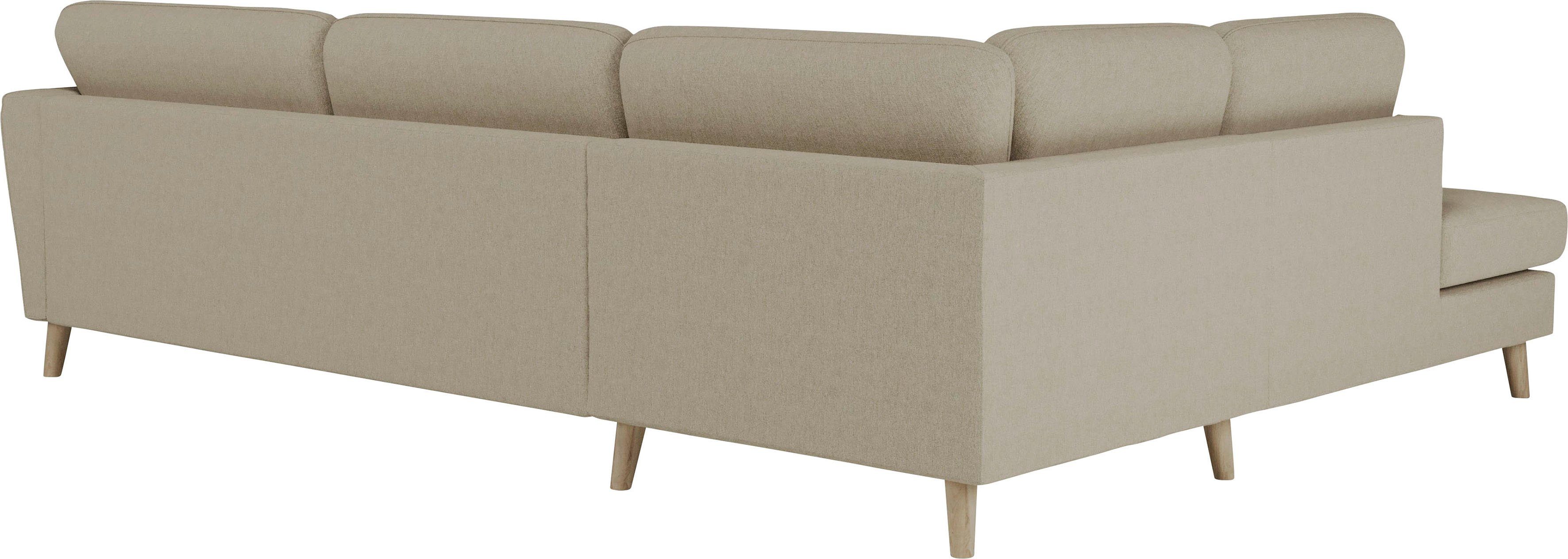 Home affaire Hoekbank MARSEILLE 278/202 cm, L-vorm, ottoman rechts/links, verschillende bekledingen