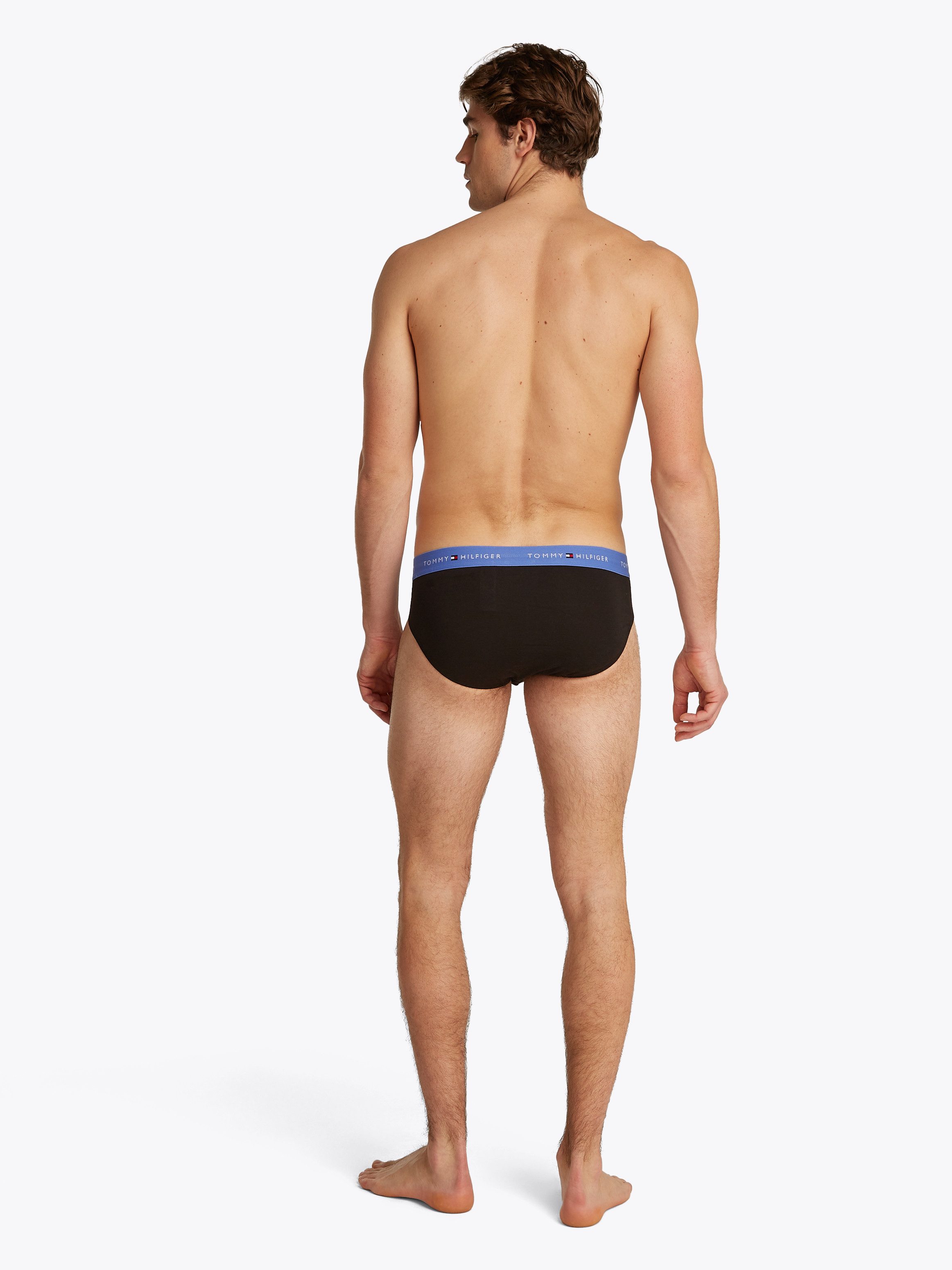 Tommy Hilfiger Underwear Slip 5P BRIEF met contrasterende logo-band (5 stuks, Set van 5)