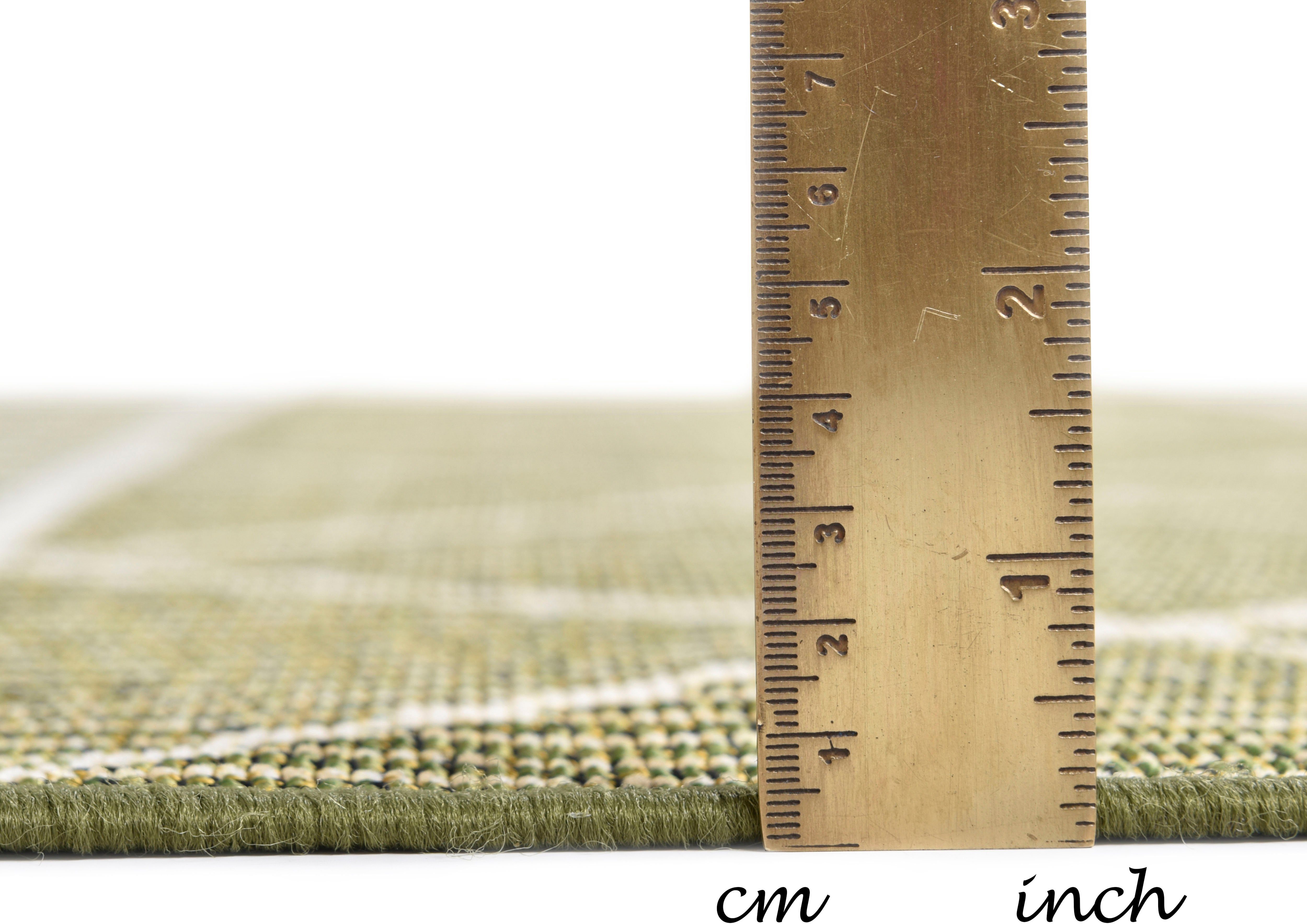 TOM TAILOR HOME Vloerkleed Funky Outdoor Geometric Platweefsel, modern ruitendesign, geschikt voor buiten, woonkamer