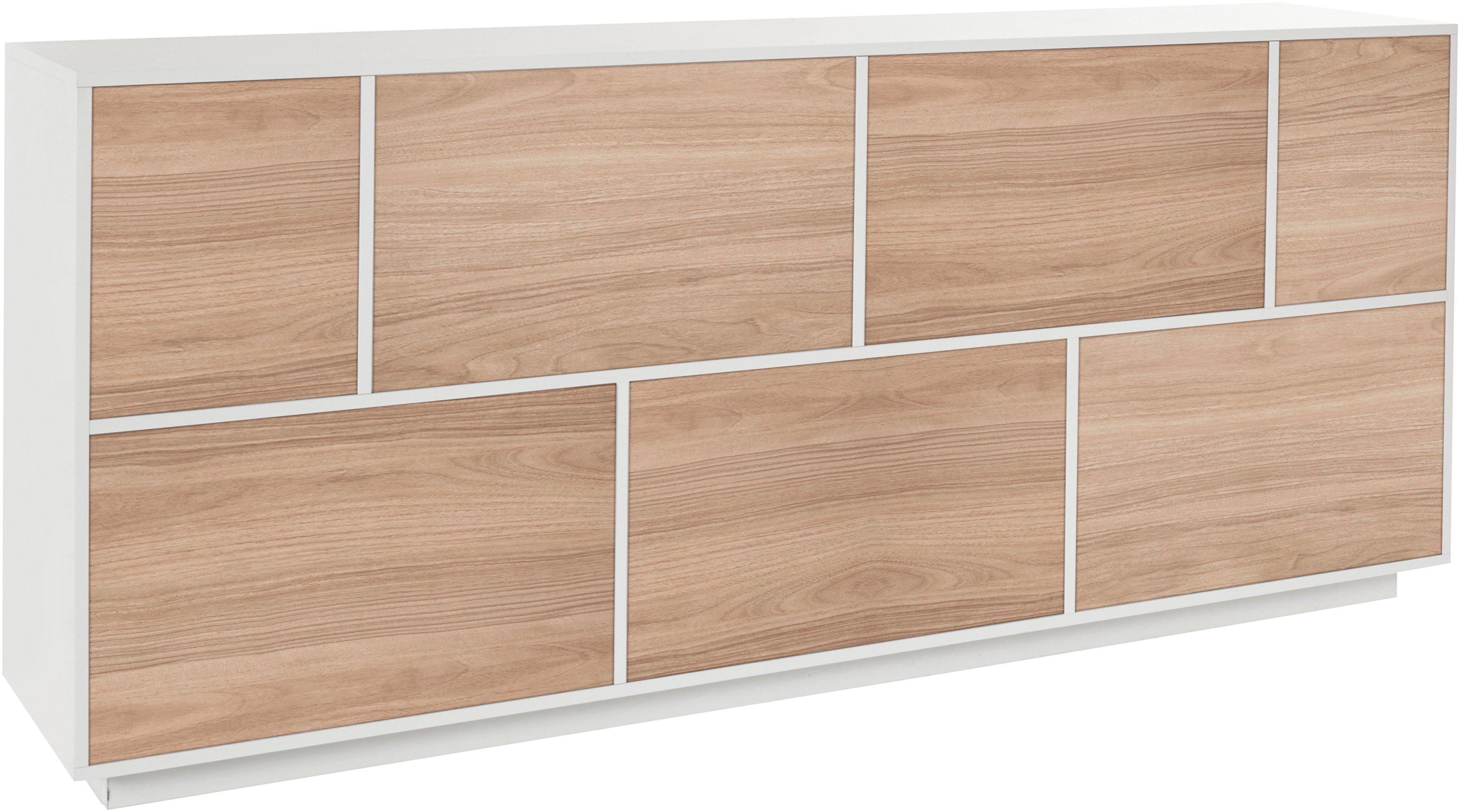 INOSIGN Dressoir Bloom Breedte ca . 200 cm dressoirs beige