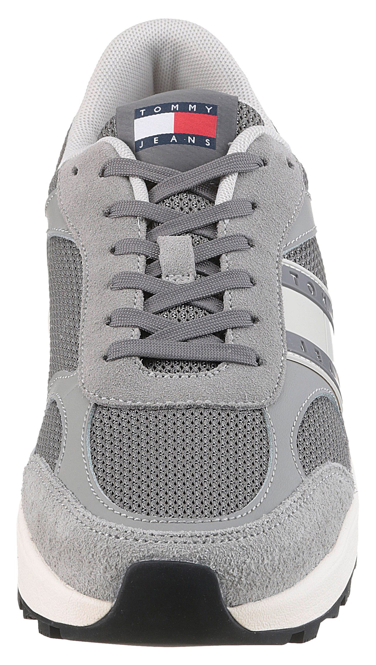 TOMMY JEANS Sneakers TJM TECHNICAL RUNNER ESS , vrijetijdsschoen, halfschoen, veterschoen met gepolsterde schacht