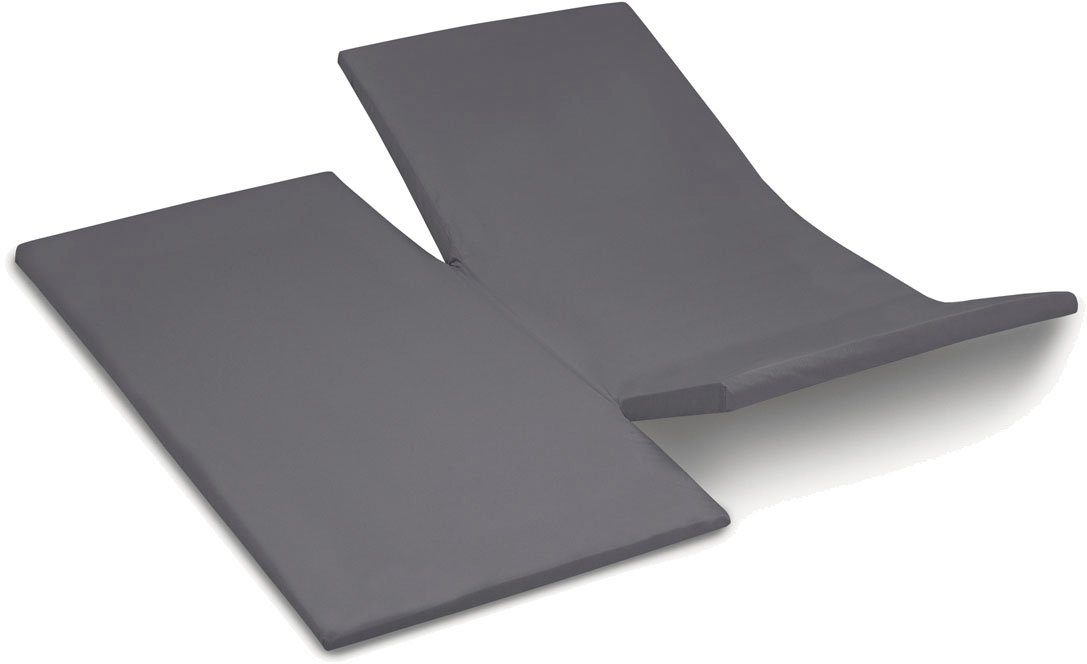 Cinderella Hoeslaken Satin Split Sundays voor toppers tot 15 cm hoog (1 stuk) hoeslakens maat - grijs