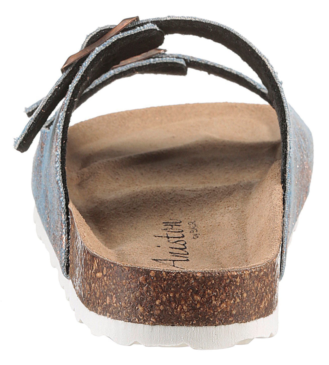 Aniston SHOES Slippers , zomerschoen, strandschoen, vakantieschoen, metallic - nieuwe collectie