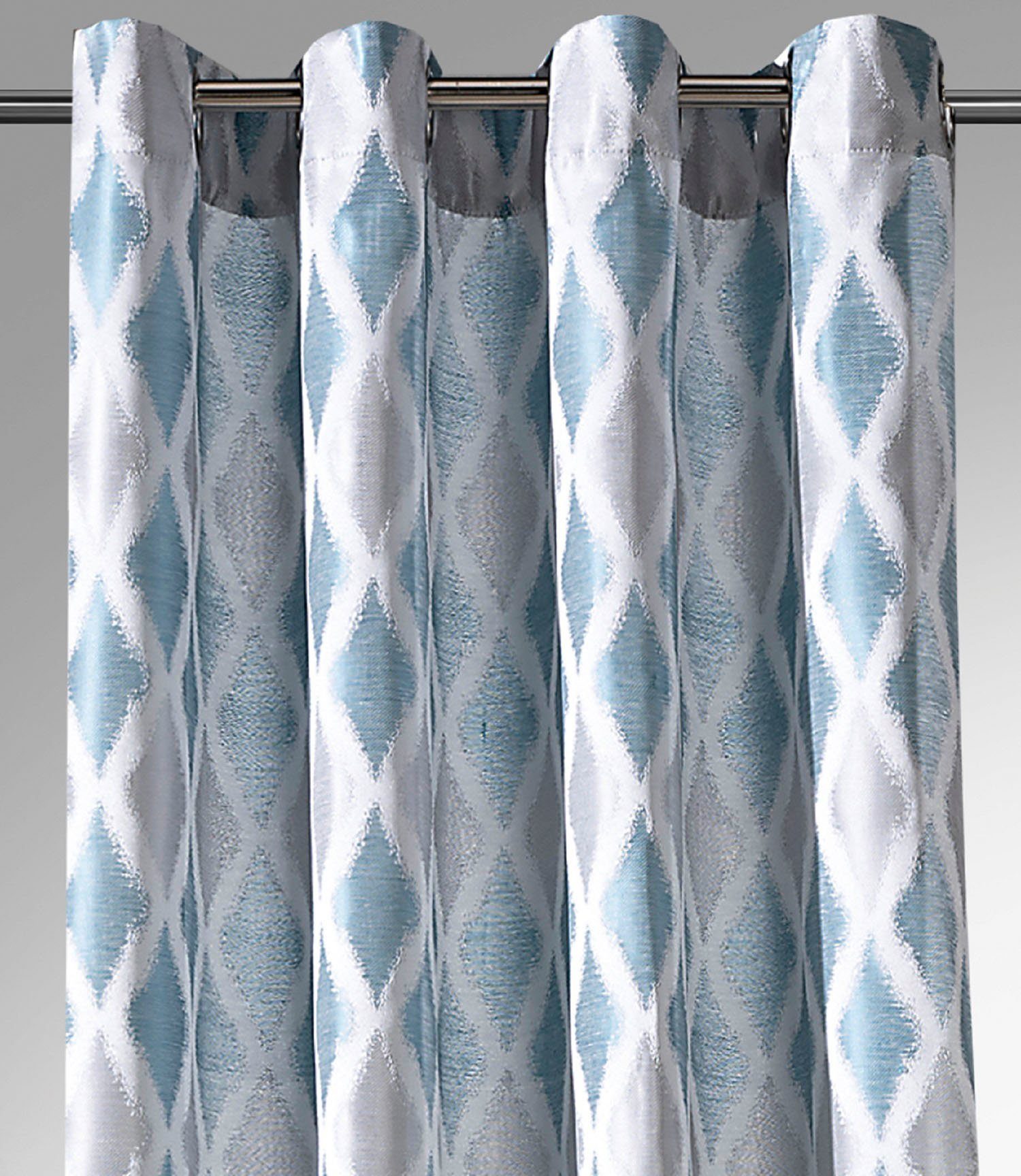 Weckbrodt Gordijn Ruit Jacquard, gestructureerd, ondoorzichtig, ruitmotief, gordijn, store (1 stuk)