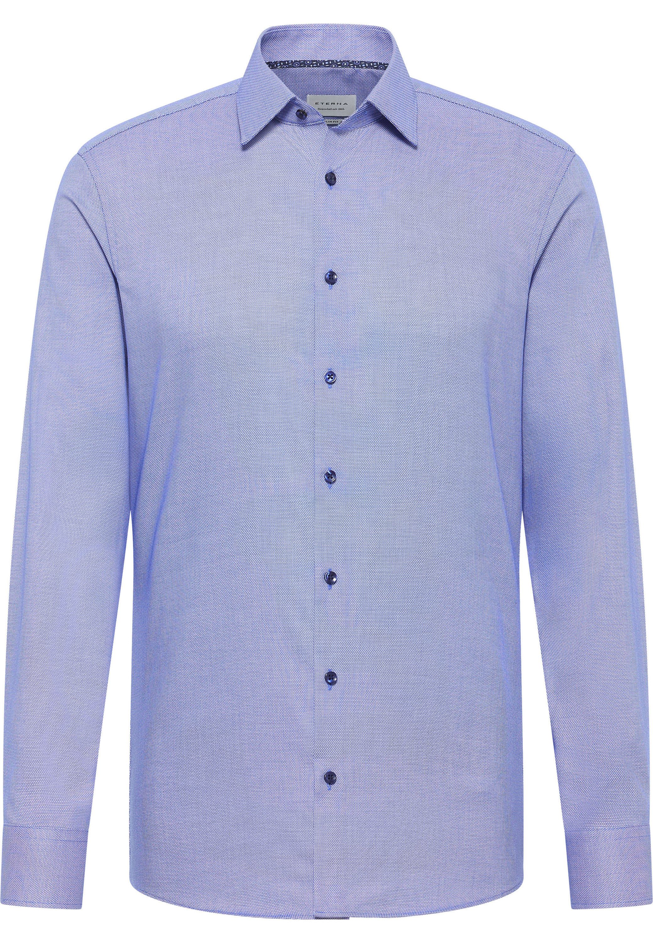 Eterna Overhemd met lange mouwen Slim fit NON IRON (strijkvrij)