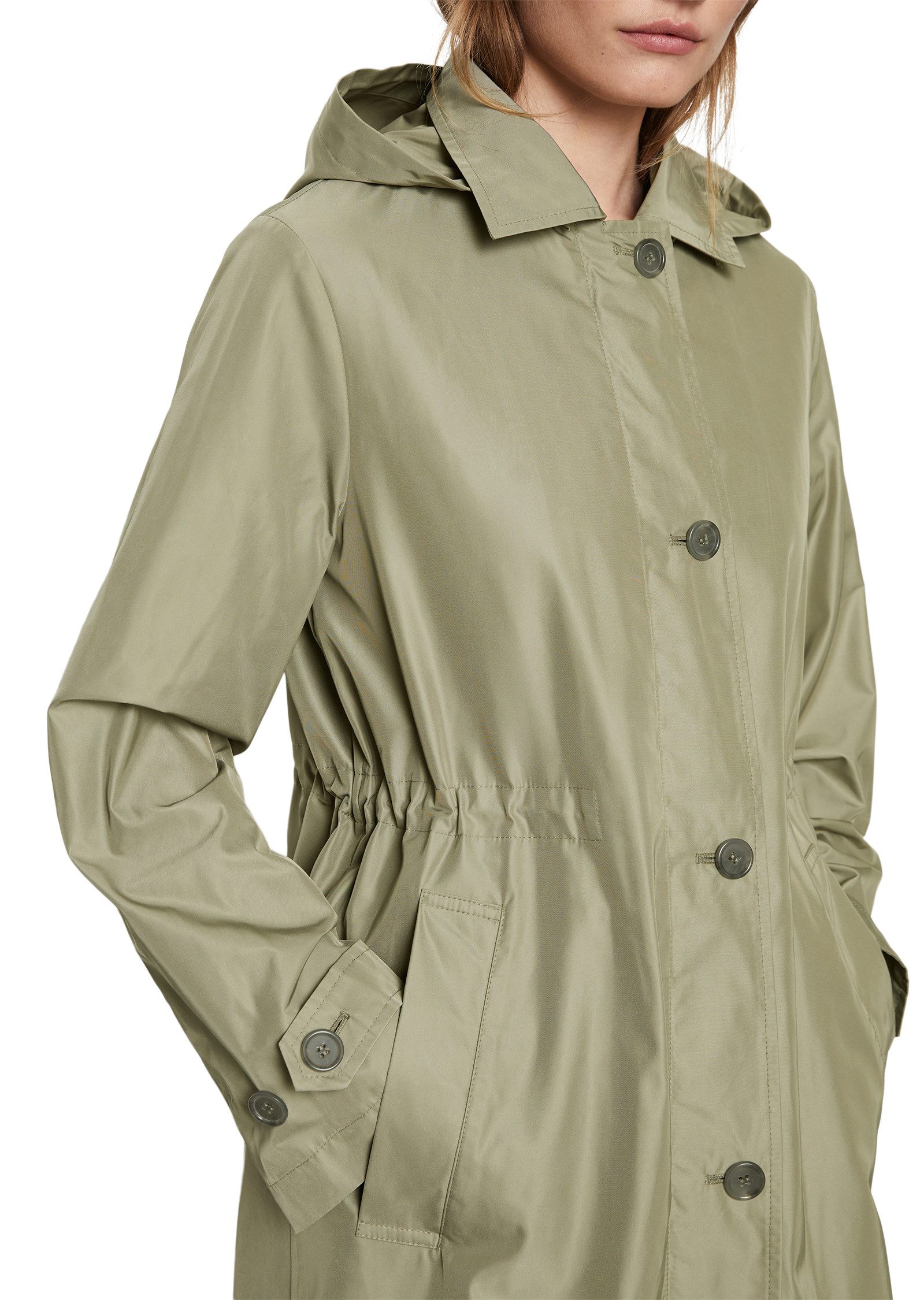Marc O'Polo Trenchcoat In een losse fit en lichte A-vorm